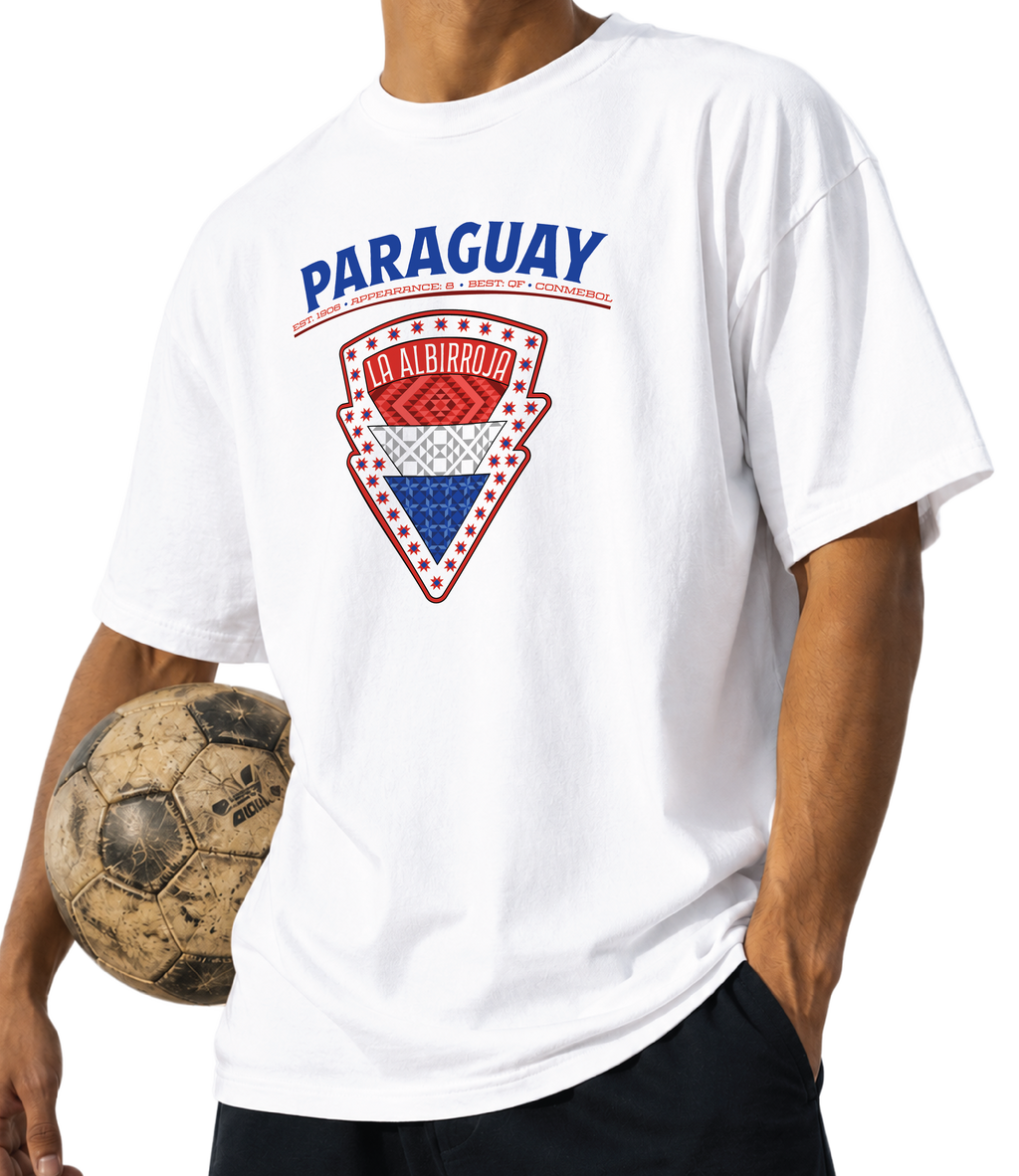Front - Paraguay - La Albiroja Graphic T-Shirt
