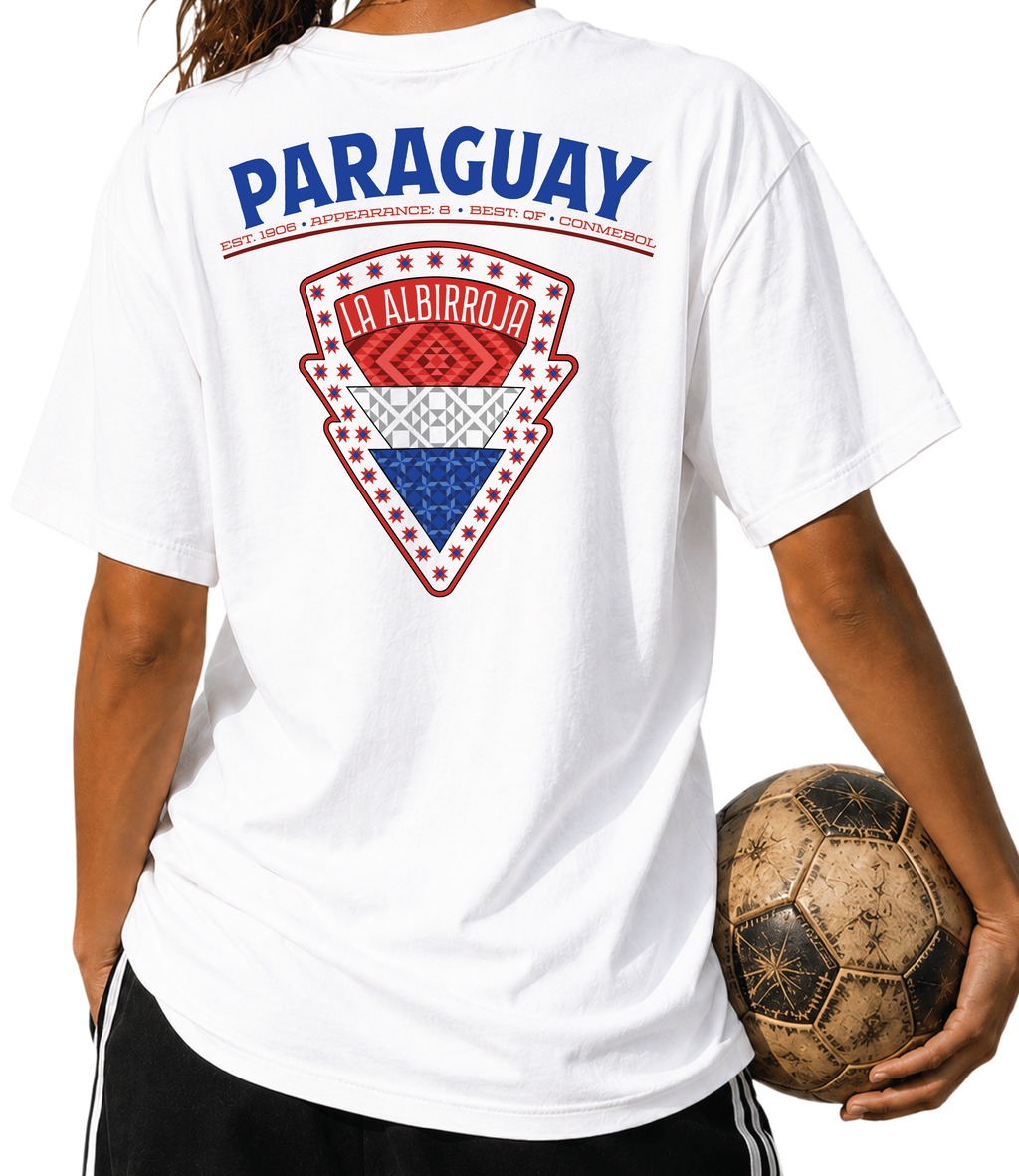 Back - Paraguay - La Albroja Graphic T-Shirt