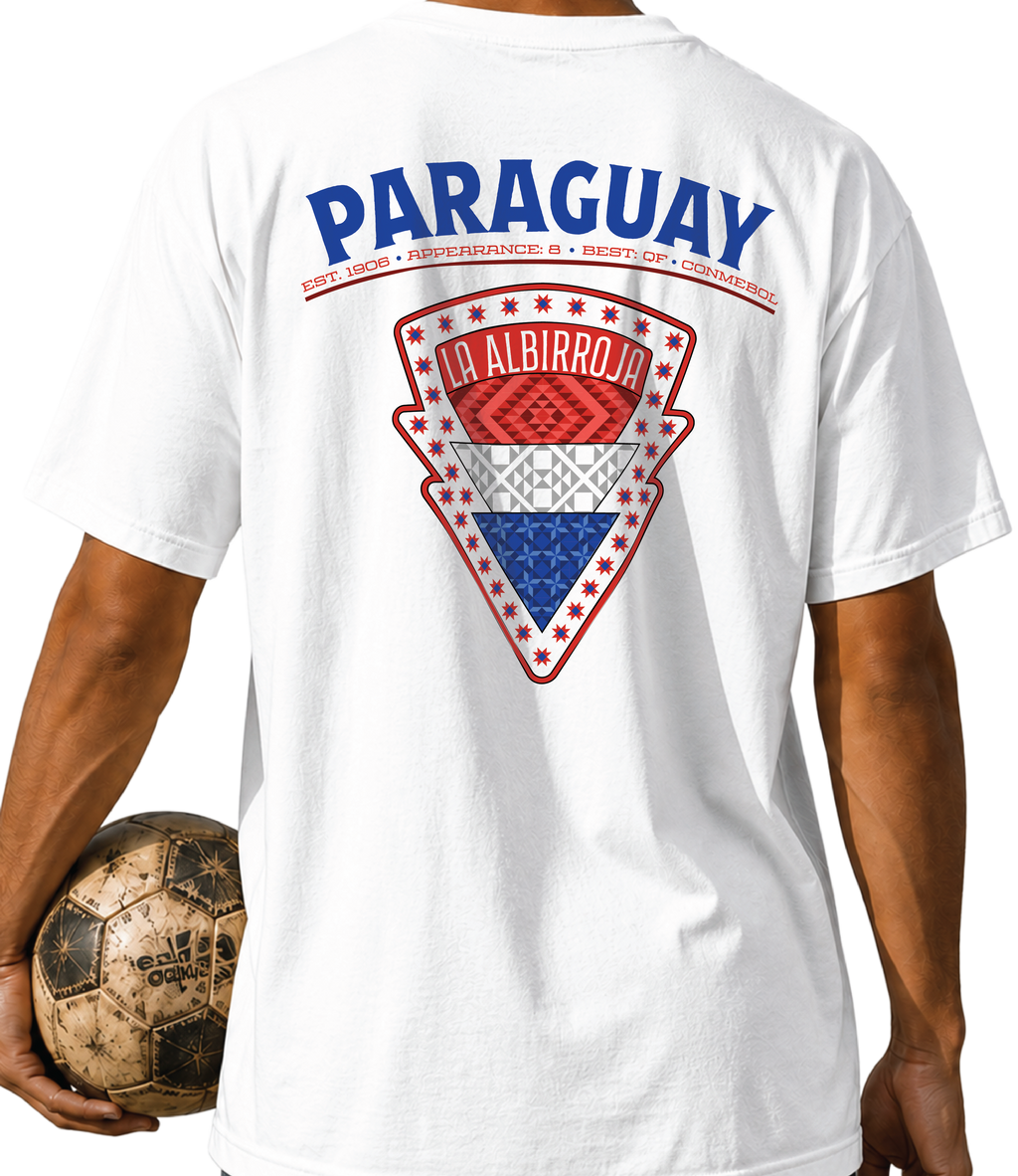 Back - Paraguay - La Albroja Graphic T-Shirt