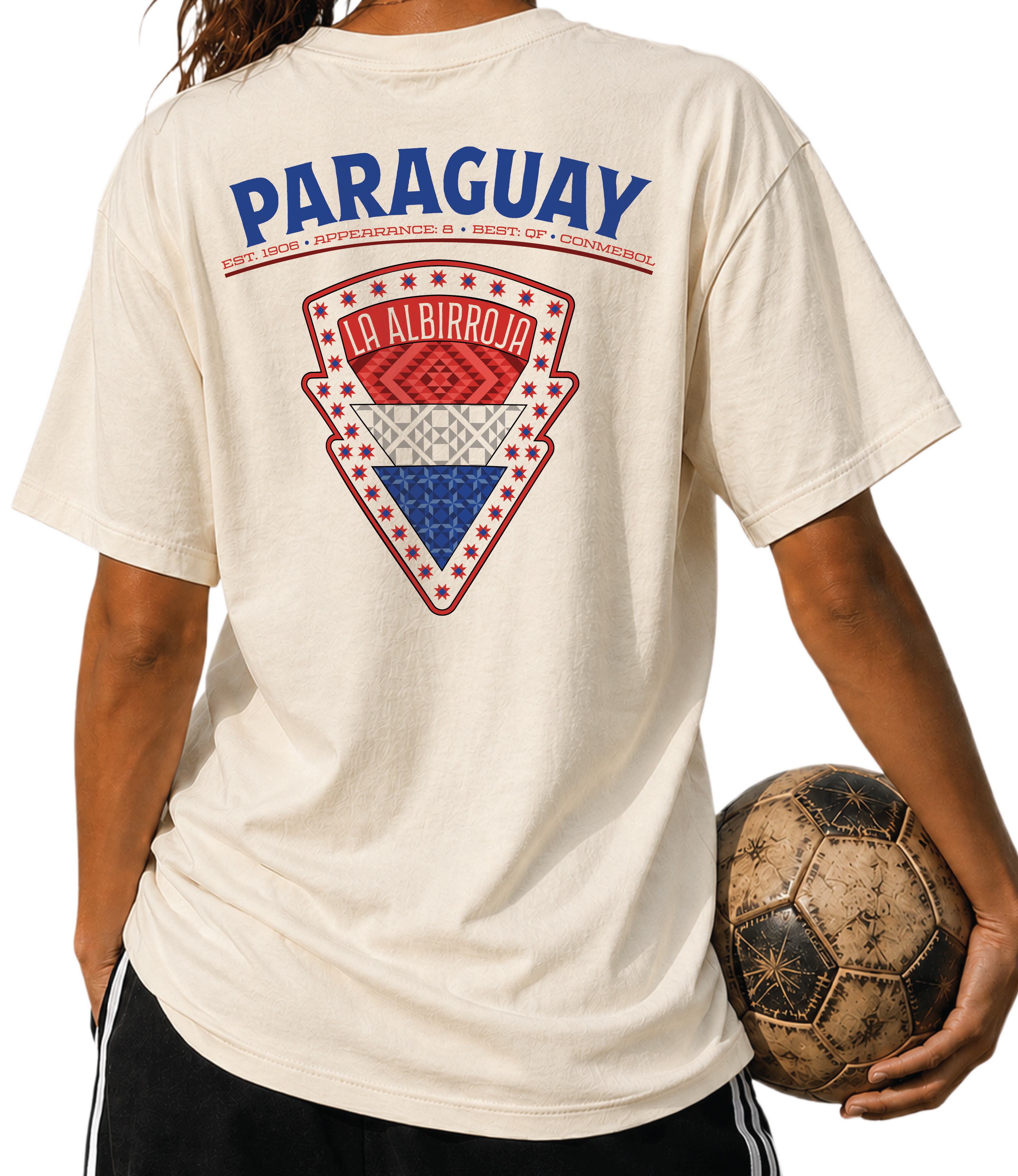 Back - Paraguay - La Albroja Graphic T-Shirt
