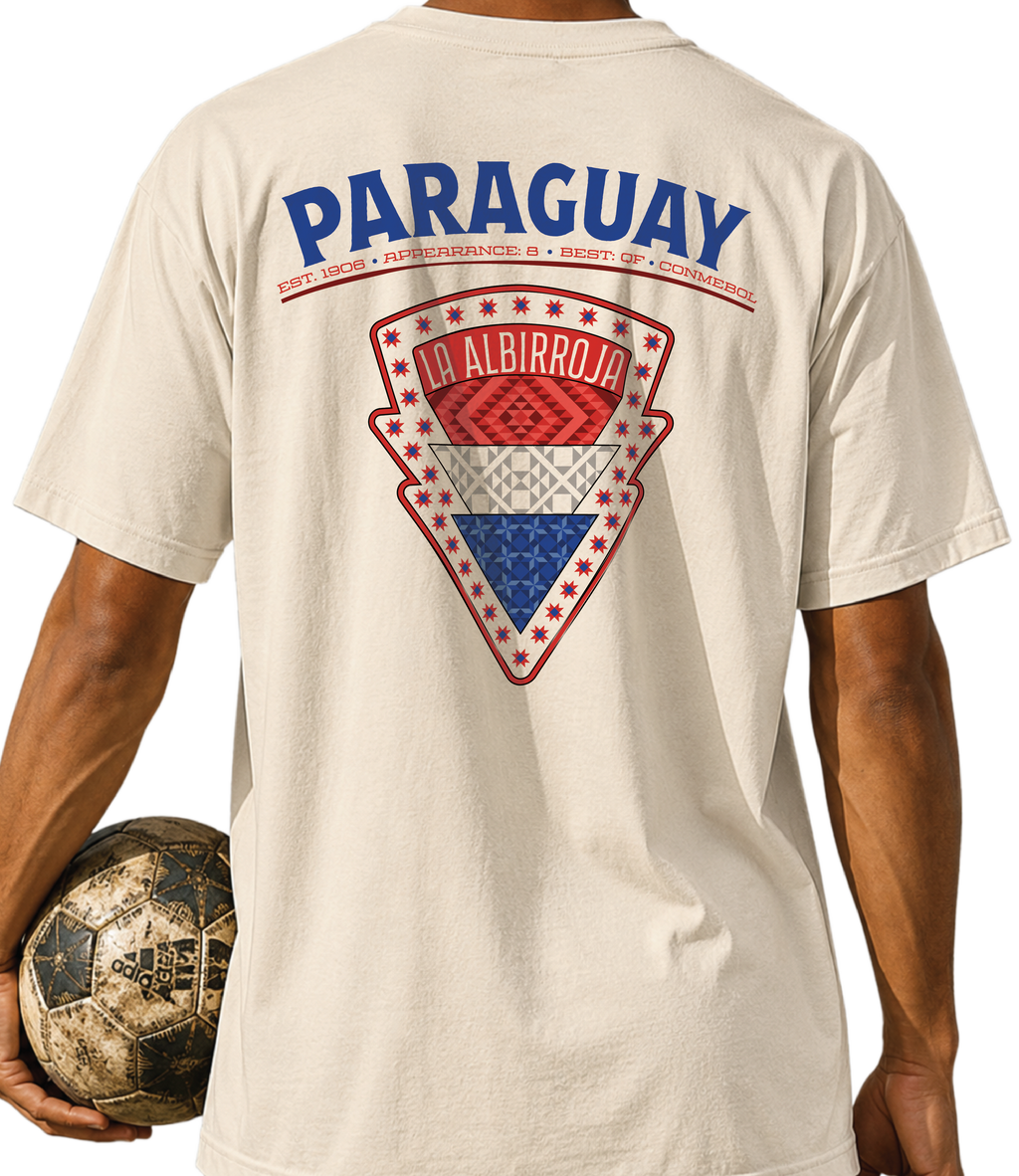 Back - Paraguay - La Albroja Graphic T-Shirt