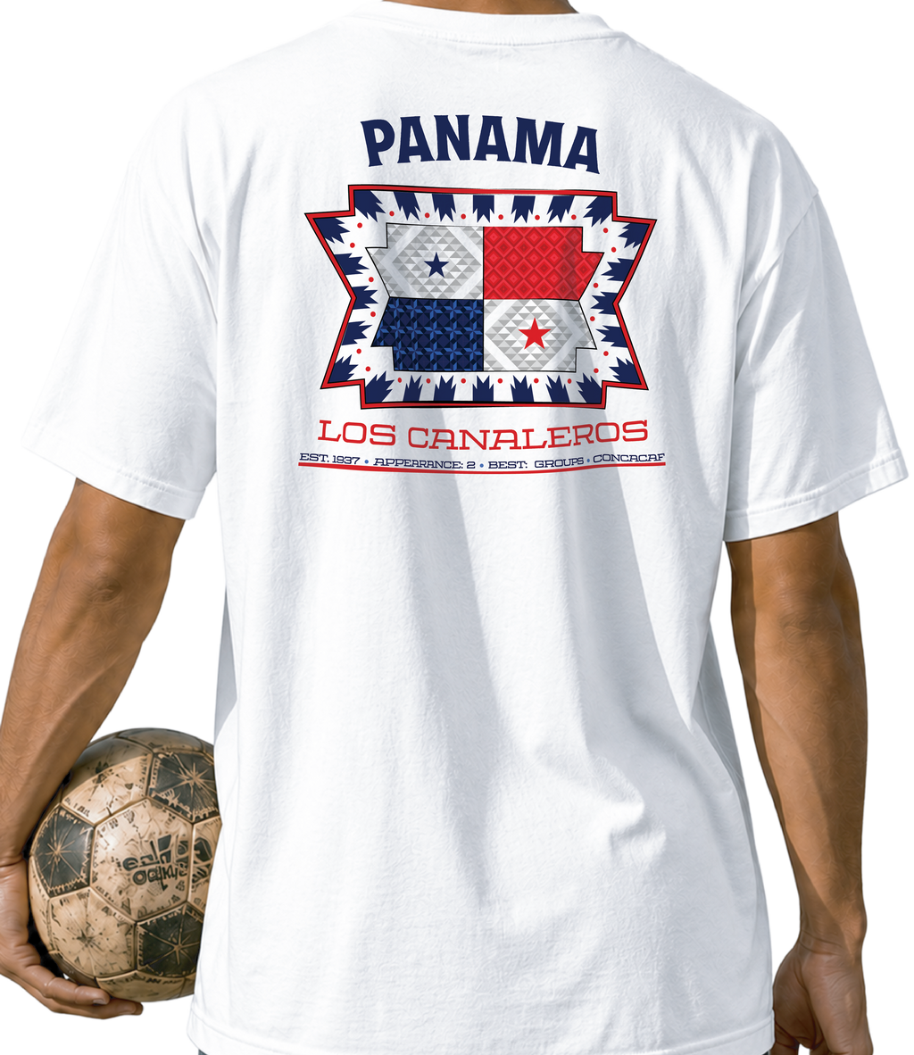 Back - Panama -Los Canaleros Graphic T-Shirt