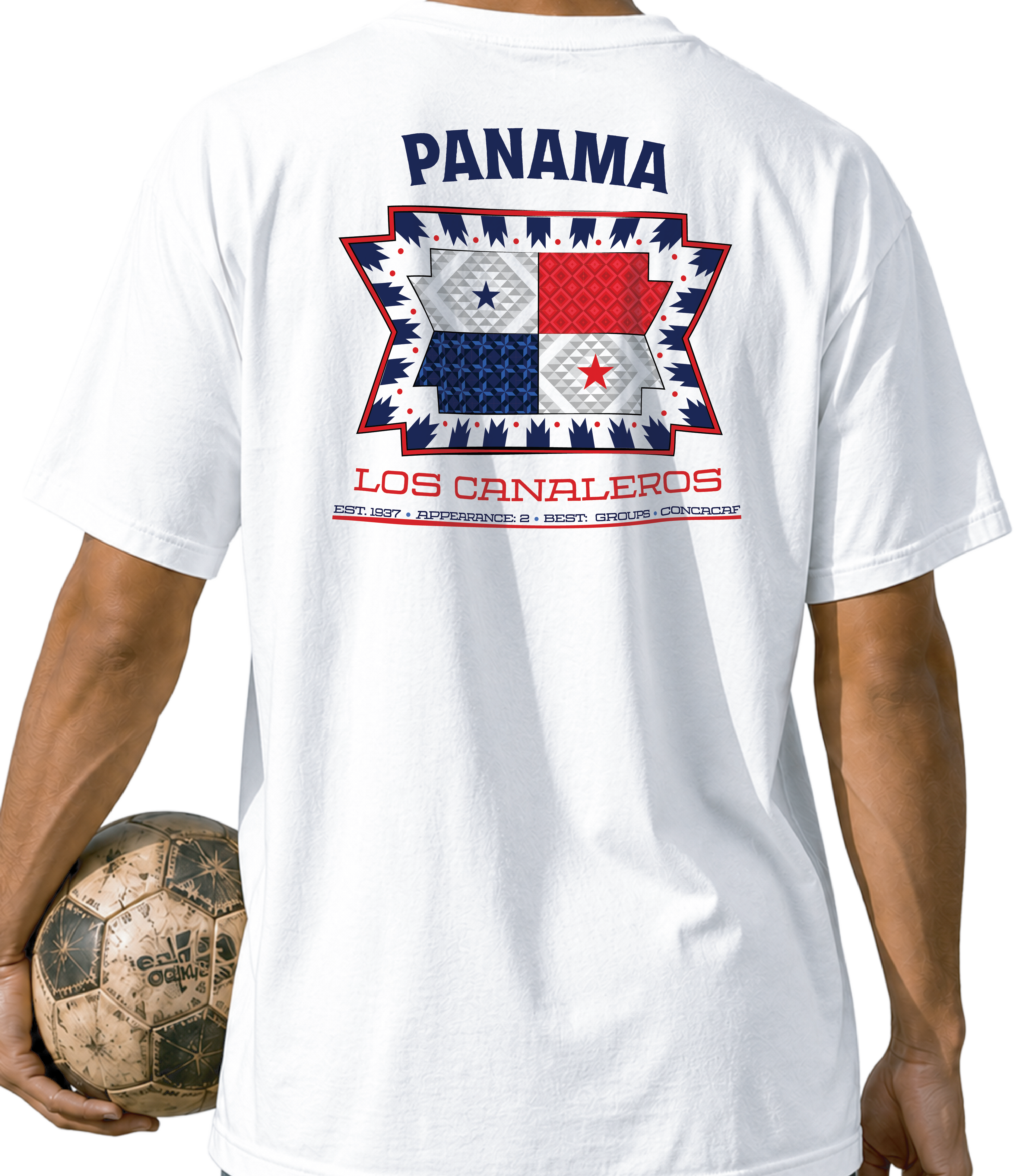 Back - Panama -Los Canaleros Graphic T-Shirt