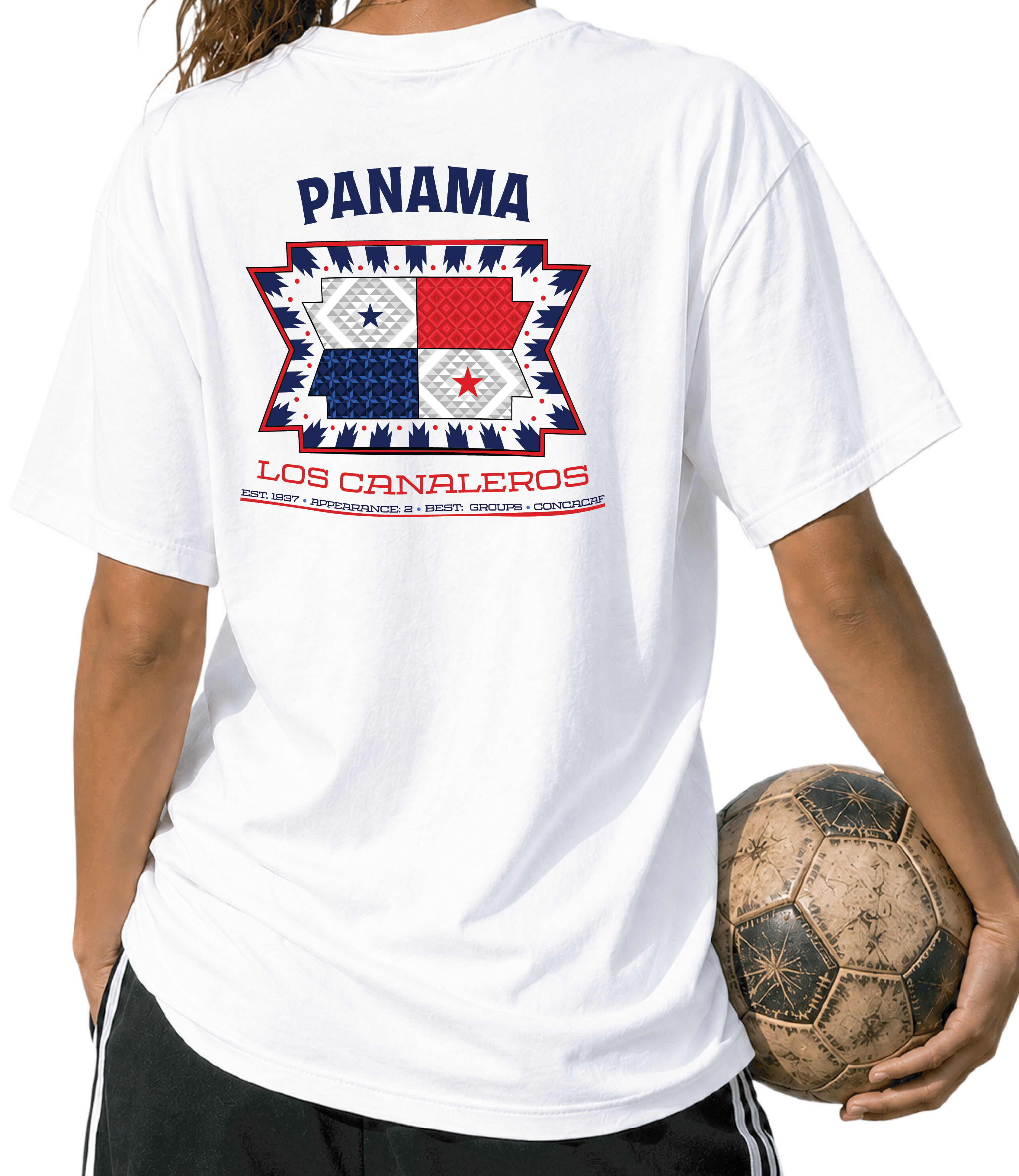 Back - Panama -Los Canaleros Graphic T-Shirt