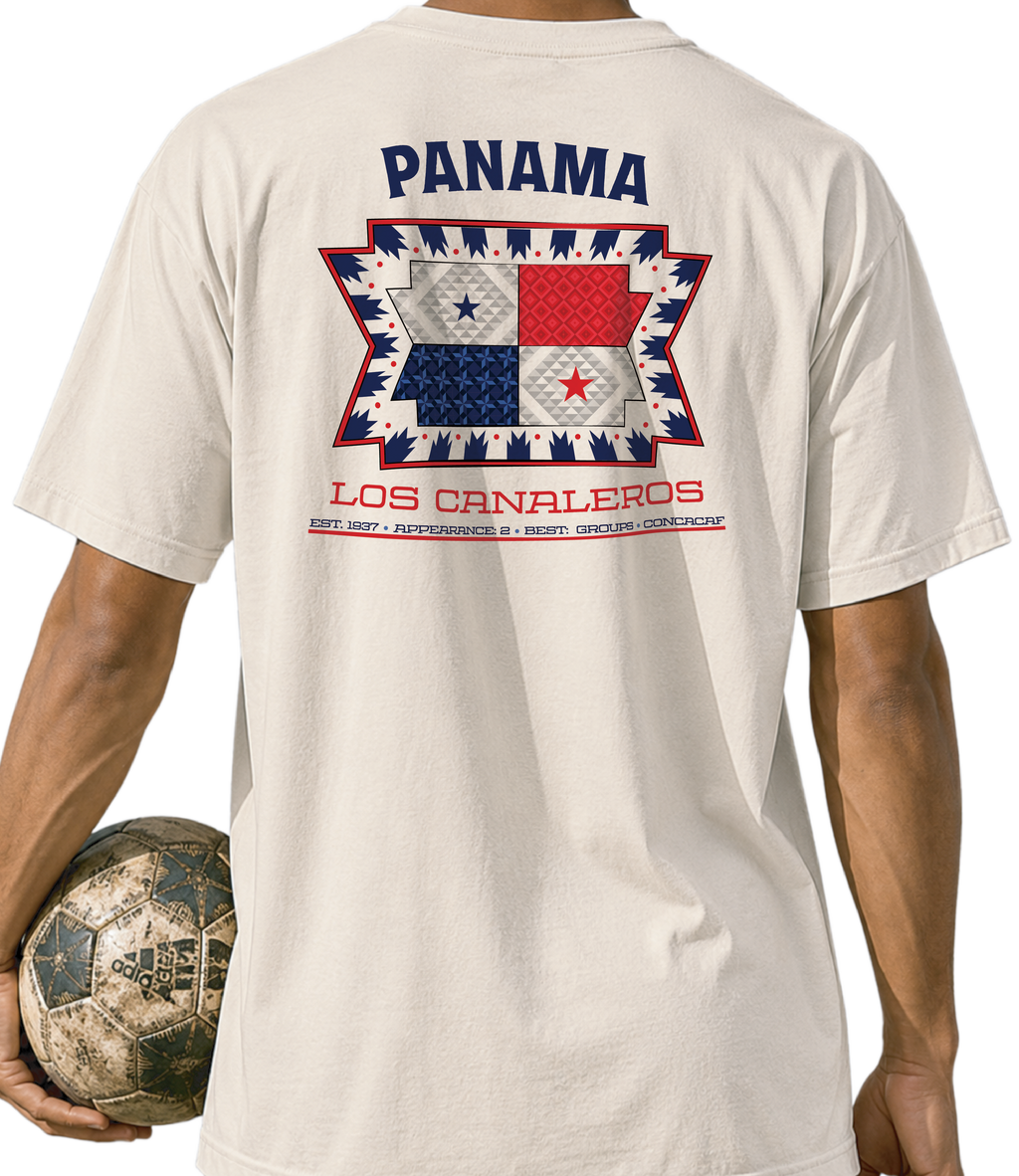 Back - Panama -Los Canaleros Graphic T-Shirt