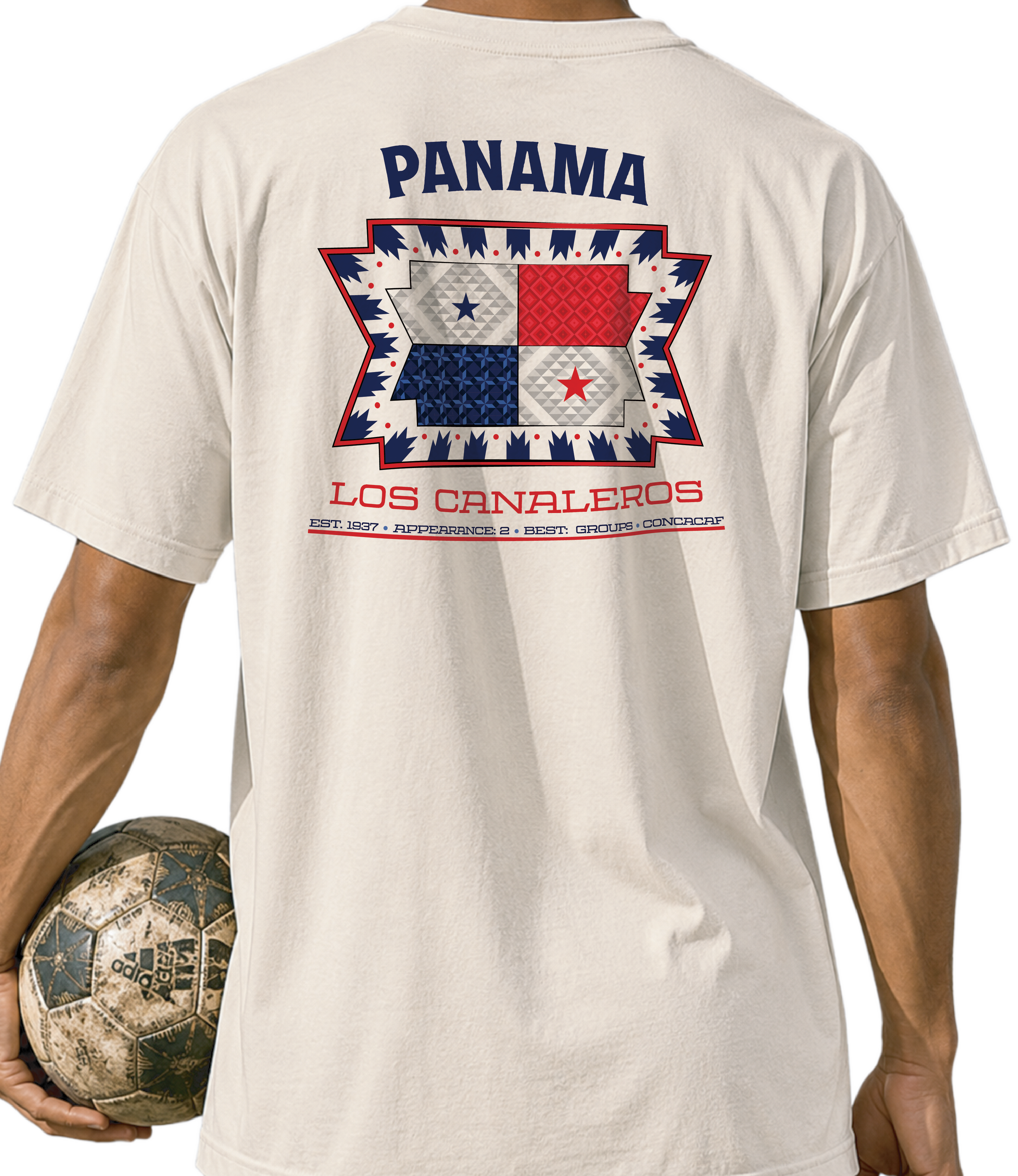 Back - Panama -Los Canaleros Graphic T-Shirt
