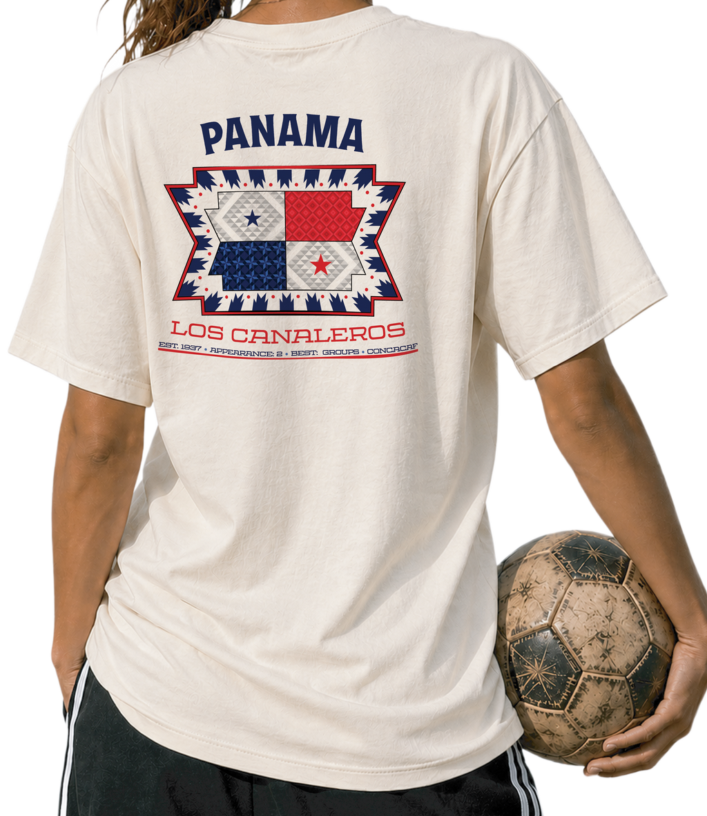 Back - Panama -Los Canaleros Graphic T-Shirt