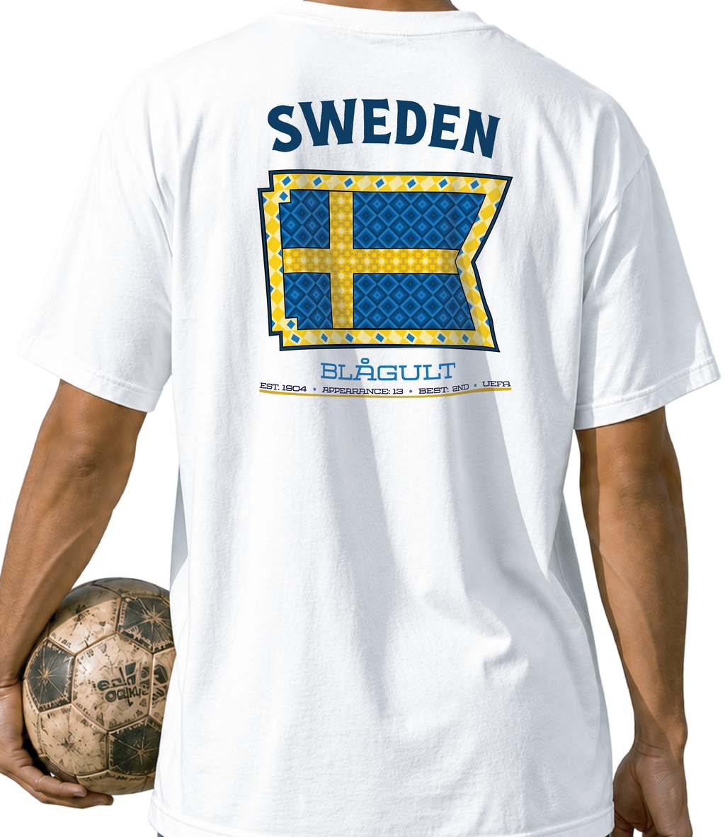 Sweden - BlÅgult Tee
