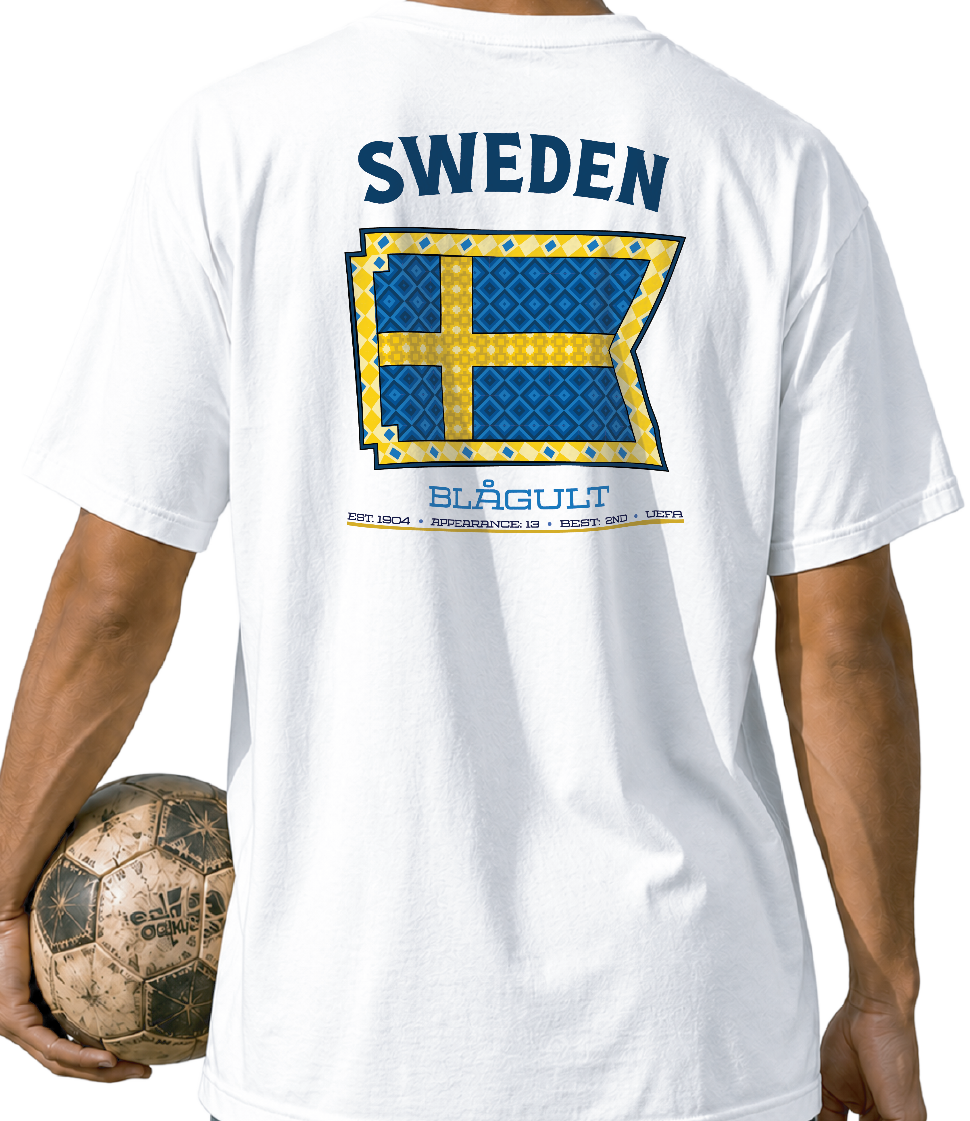 Sweden - BlÅgult Tee