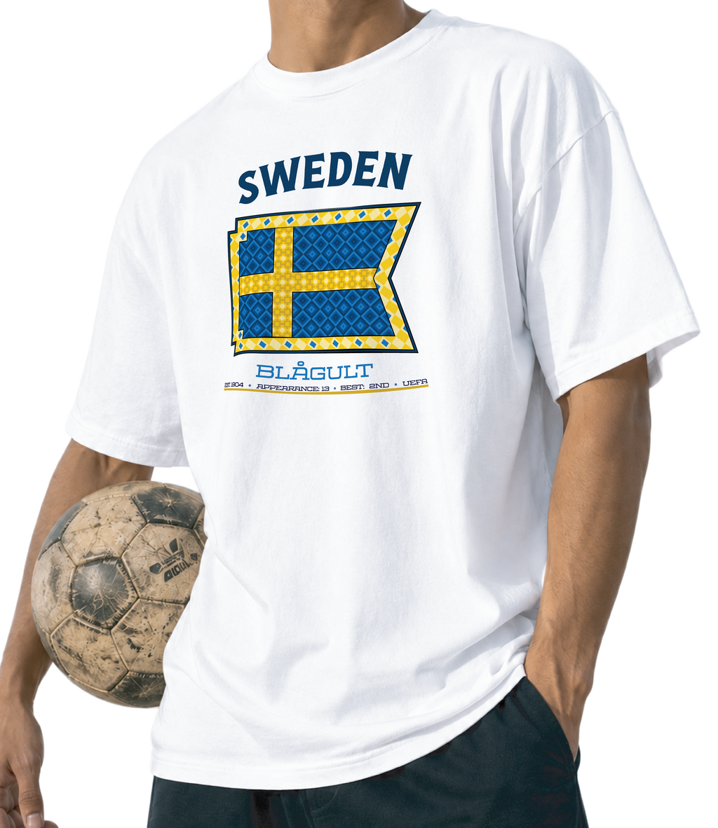 Sweden - BlÅgult Tee