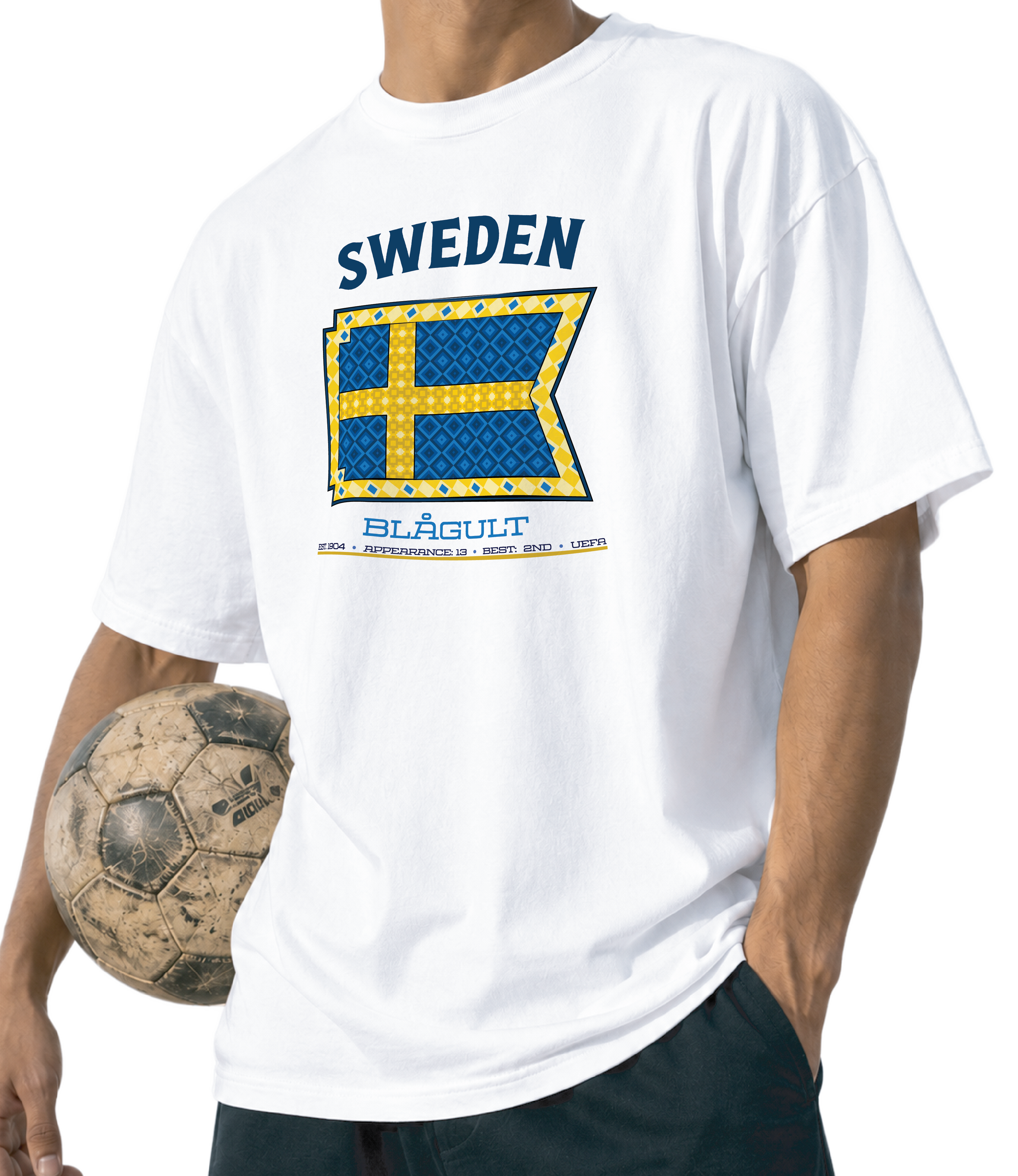 Sweden - BlÅgult Tee