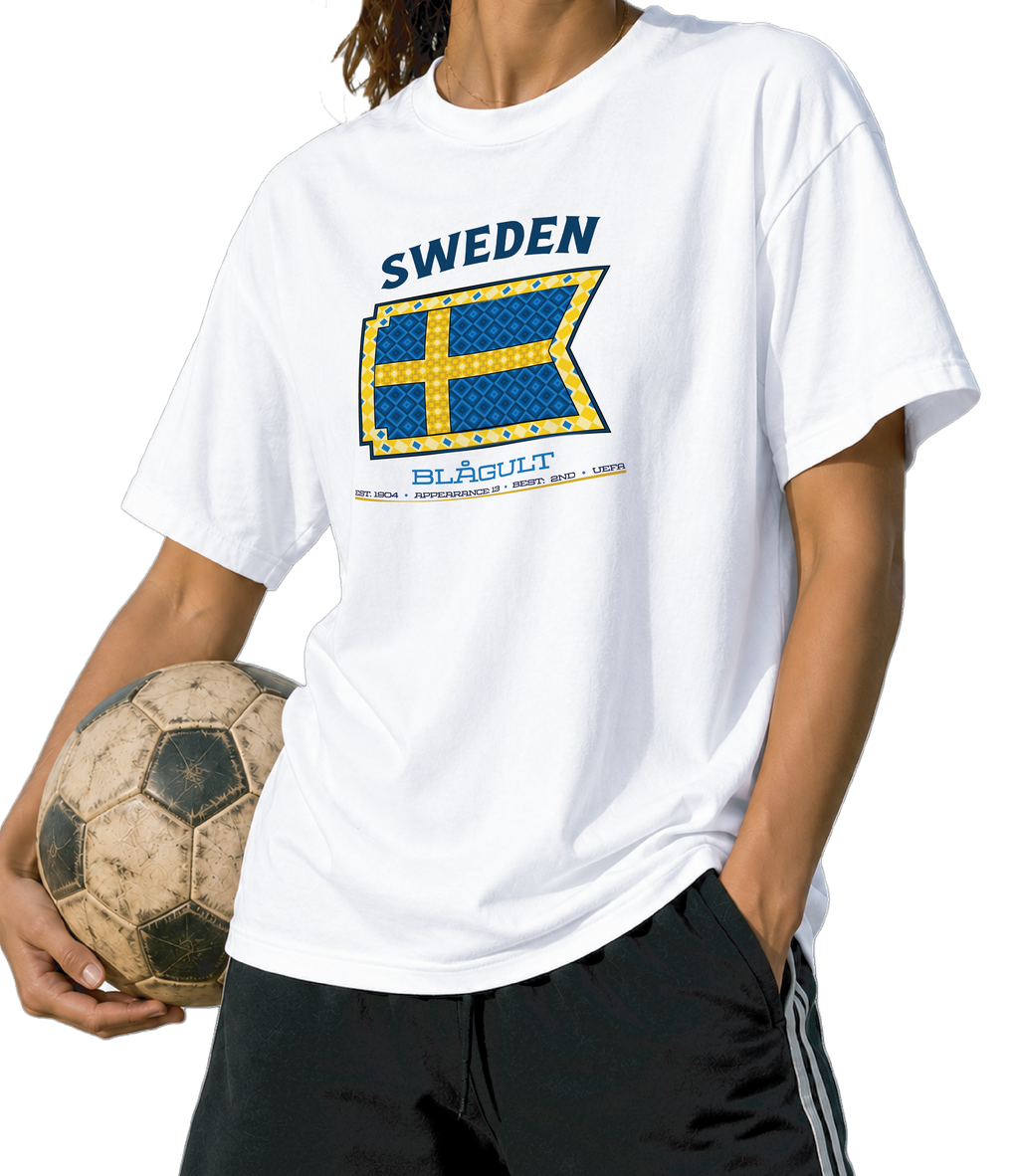 Sweden - BlÅgult Tee
