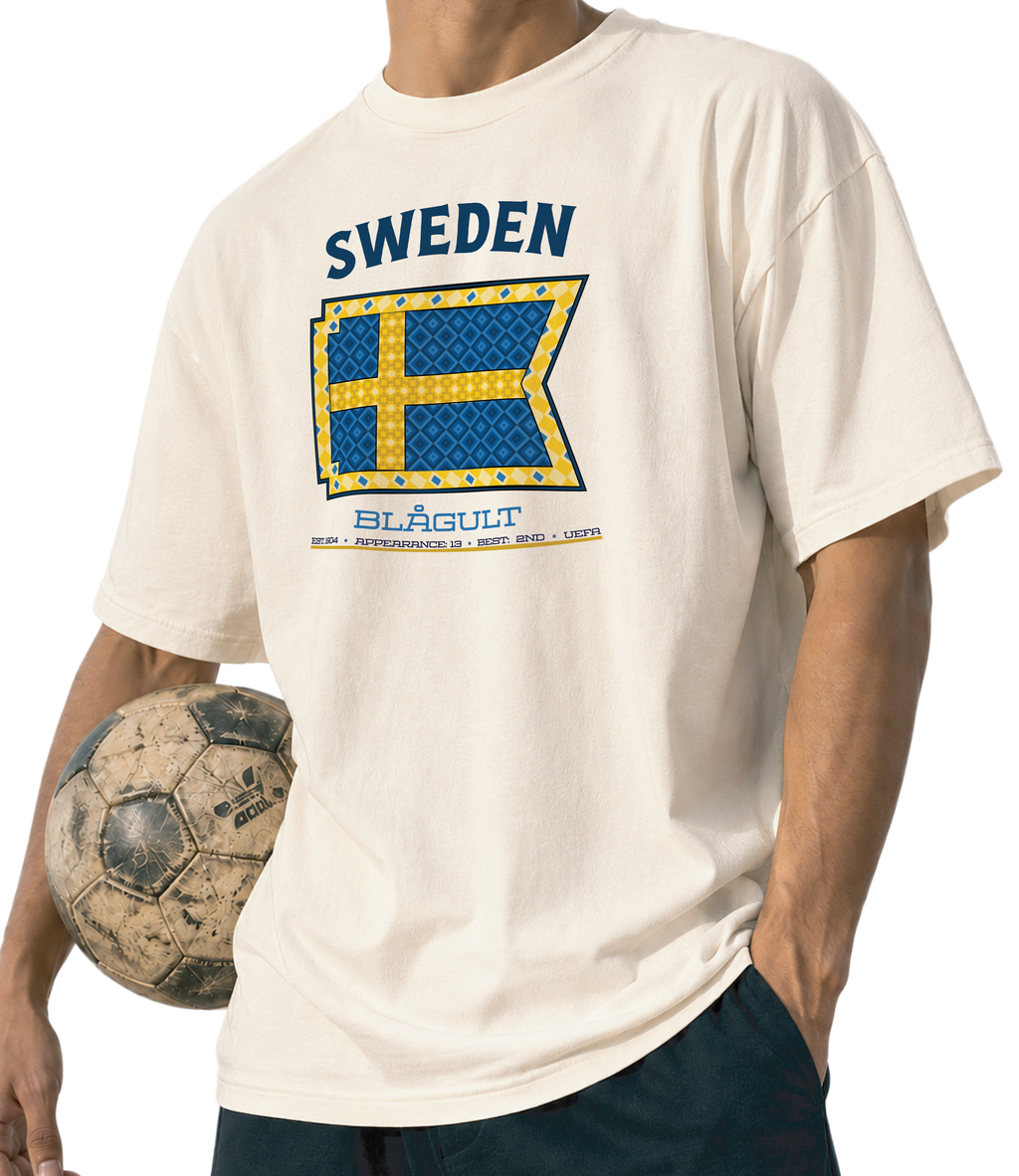 Sweden - BlÅgult Tee