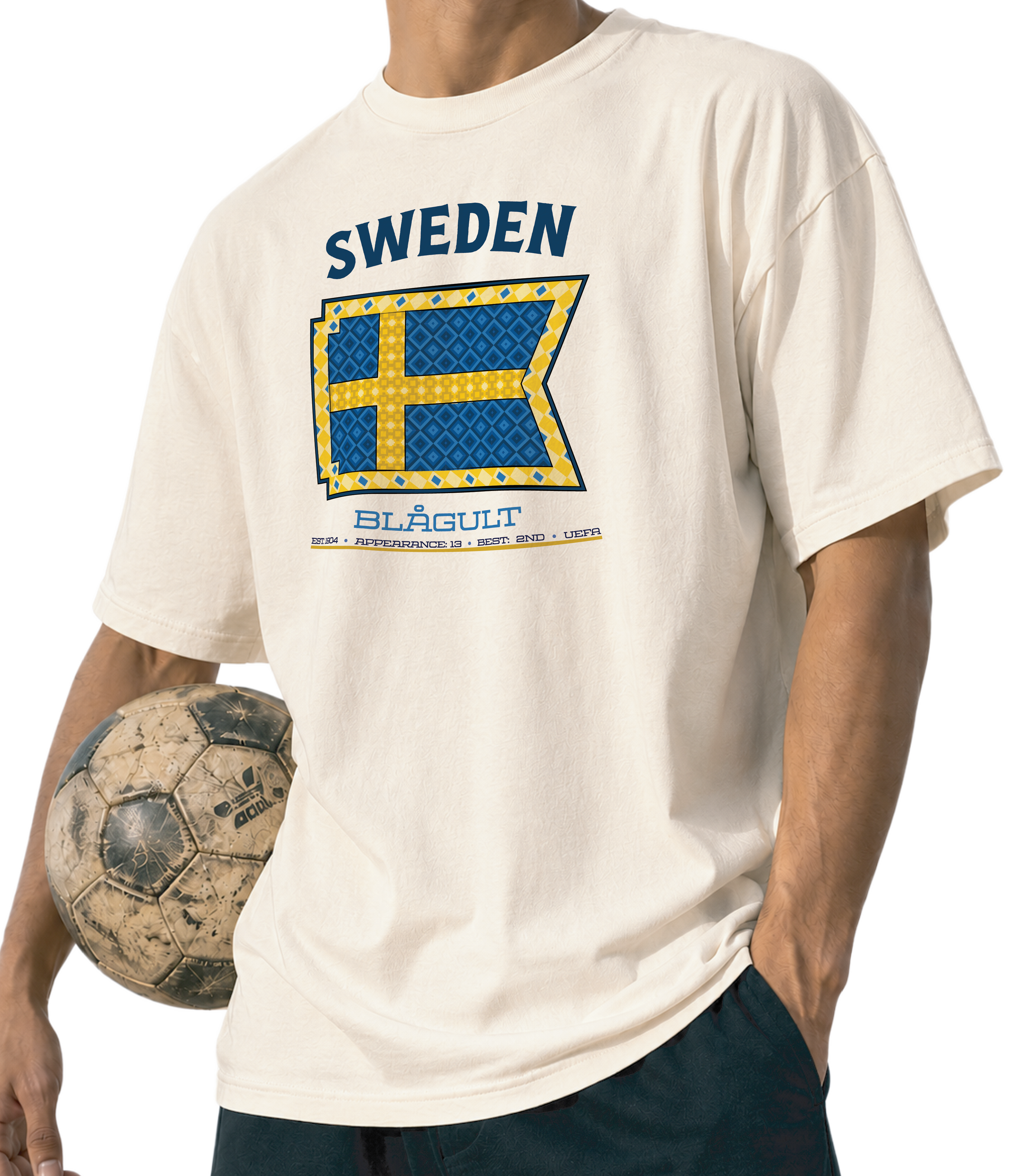 Sweden - BlÅgult Tee
