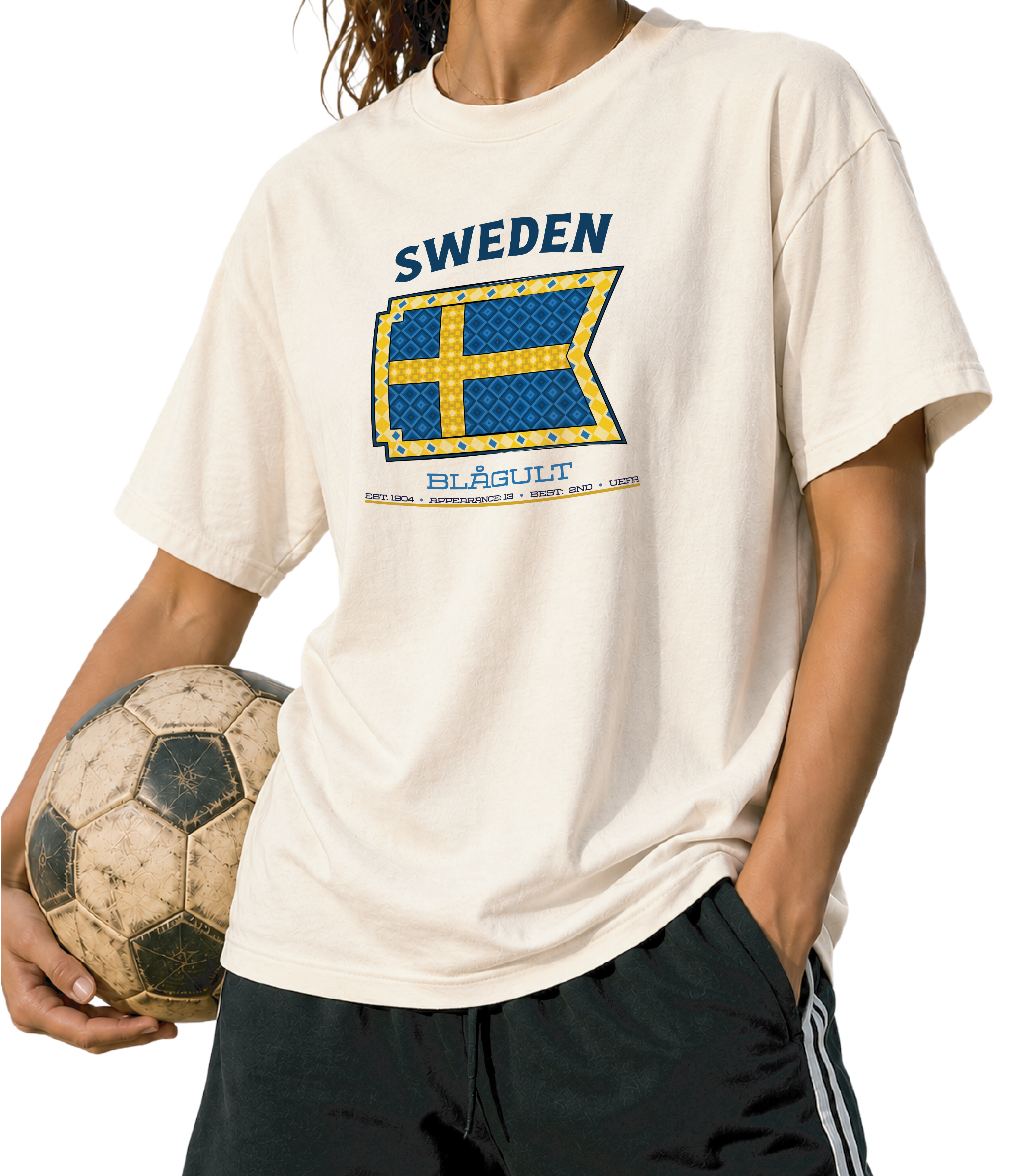 Sweden - BlÅgult Tee