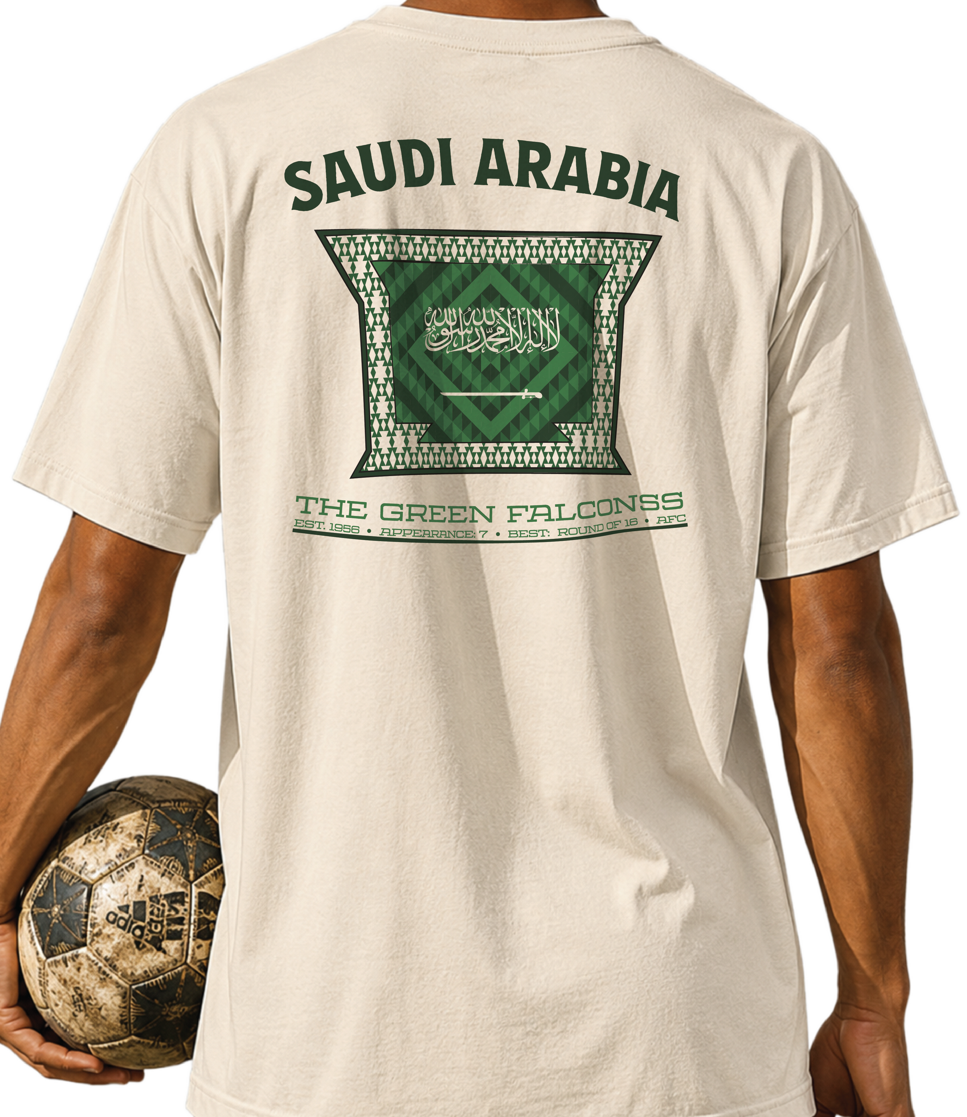 Saudi Arabia - The Green Falcons Tee