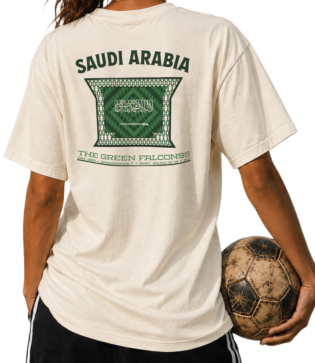 Saudi Arabia - The Green Falcons Tee
