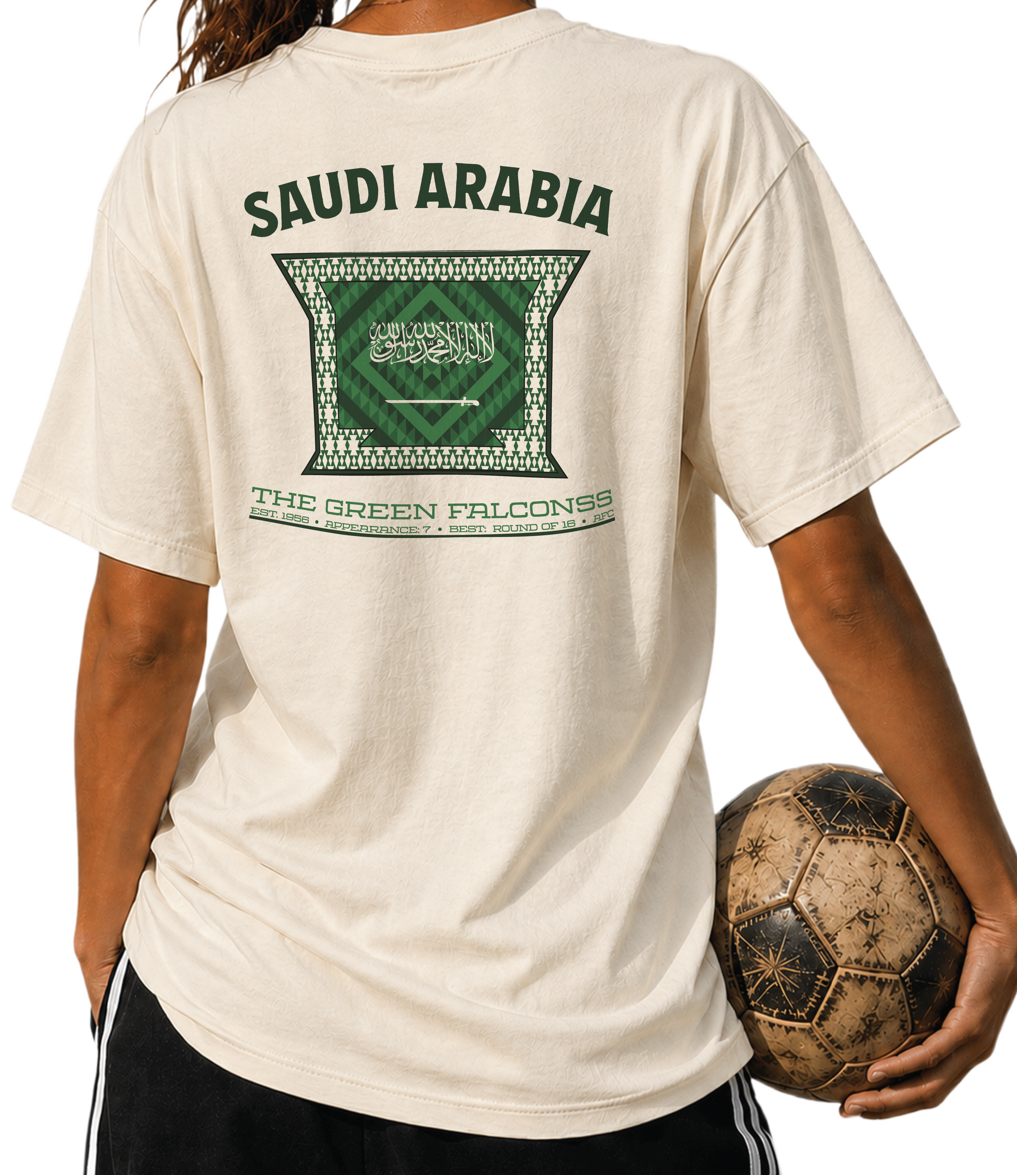 Saudi Arabia - The Green Falcons Tee