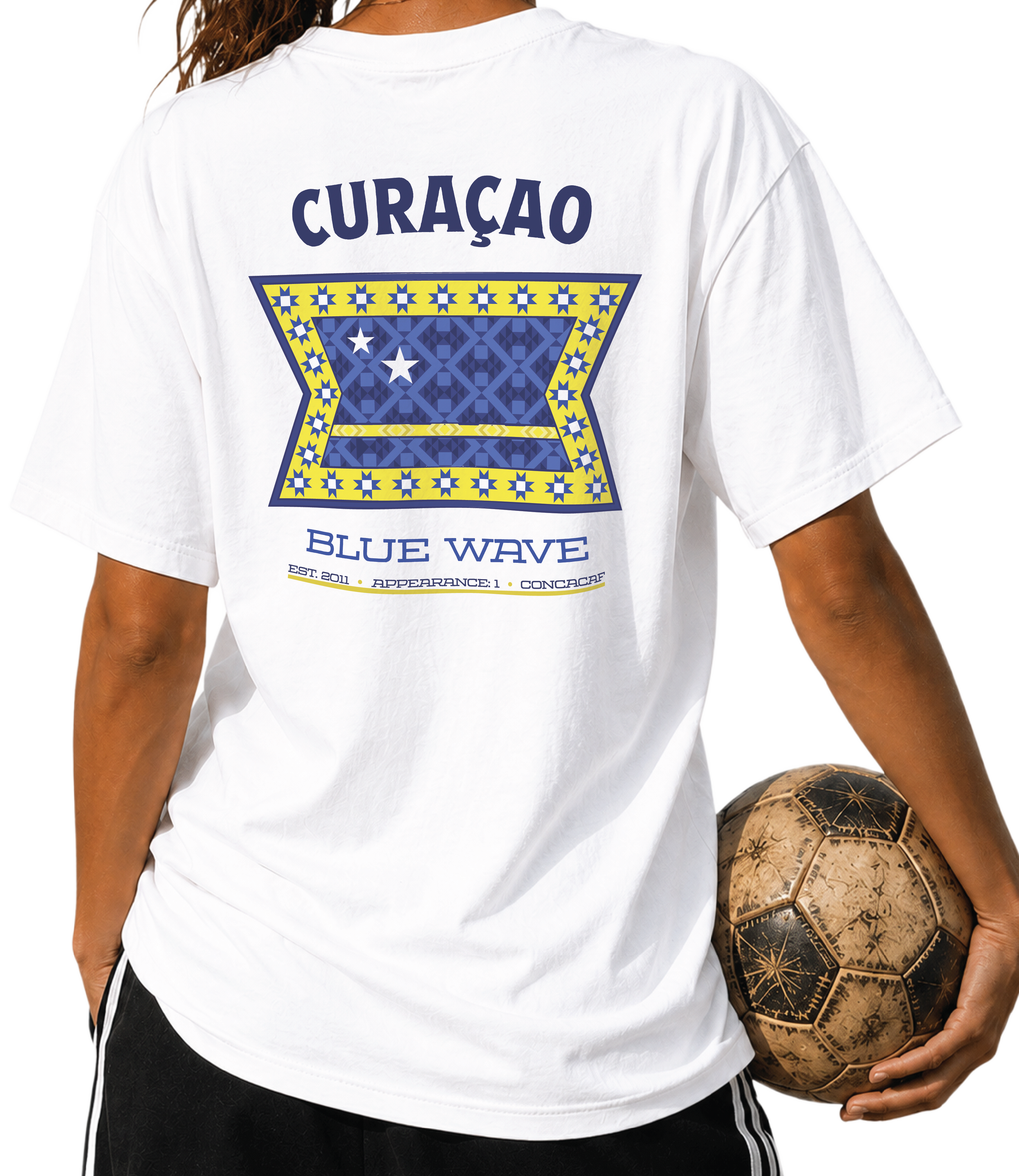 CURAÇAO - Blue Wave Tee