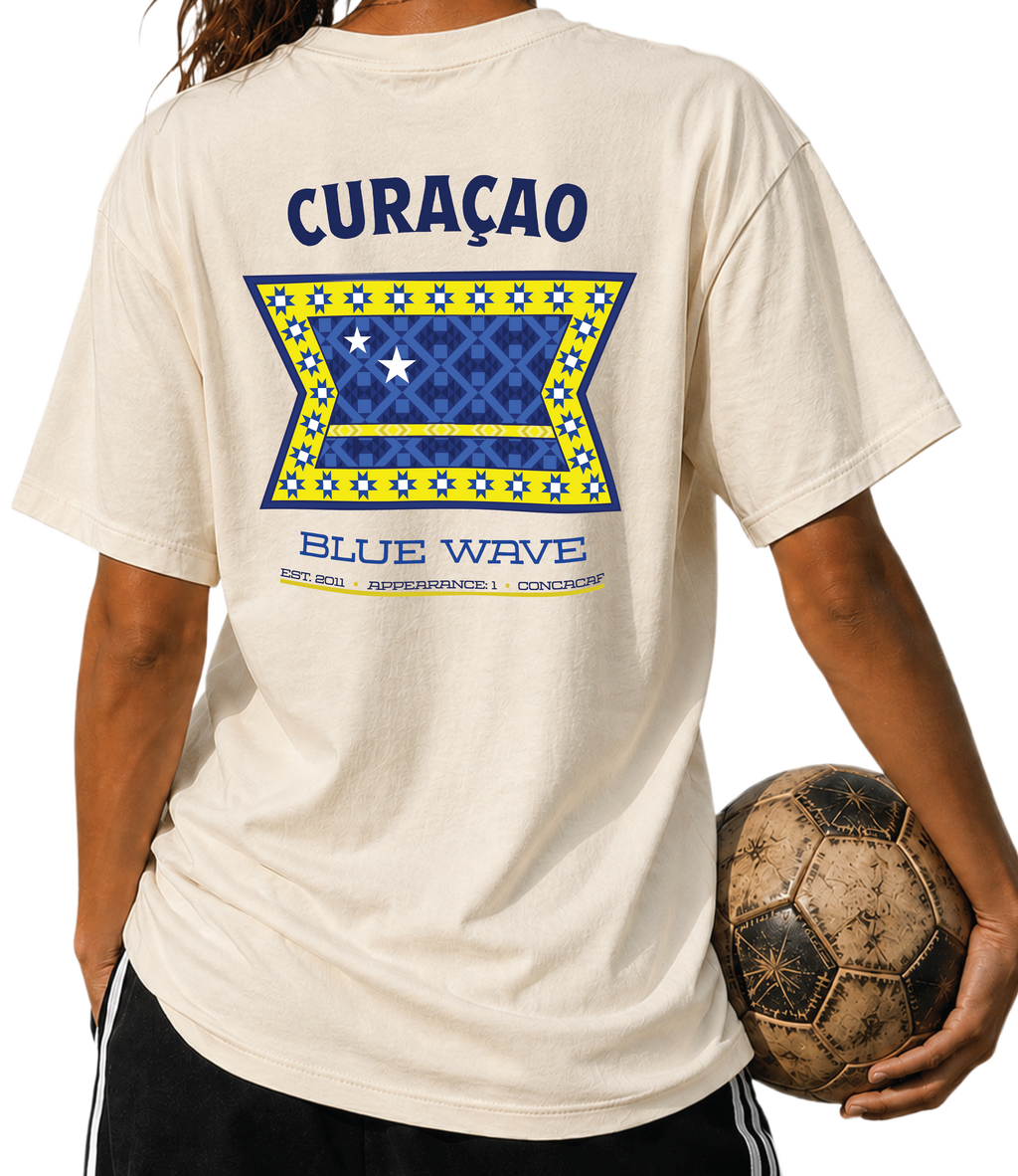 CURAÇAO - Blue Wave Tee