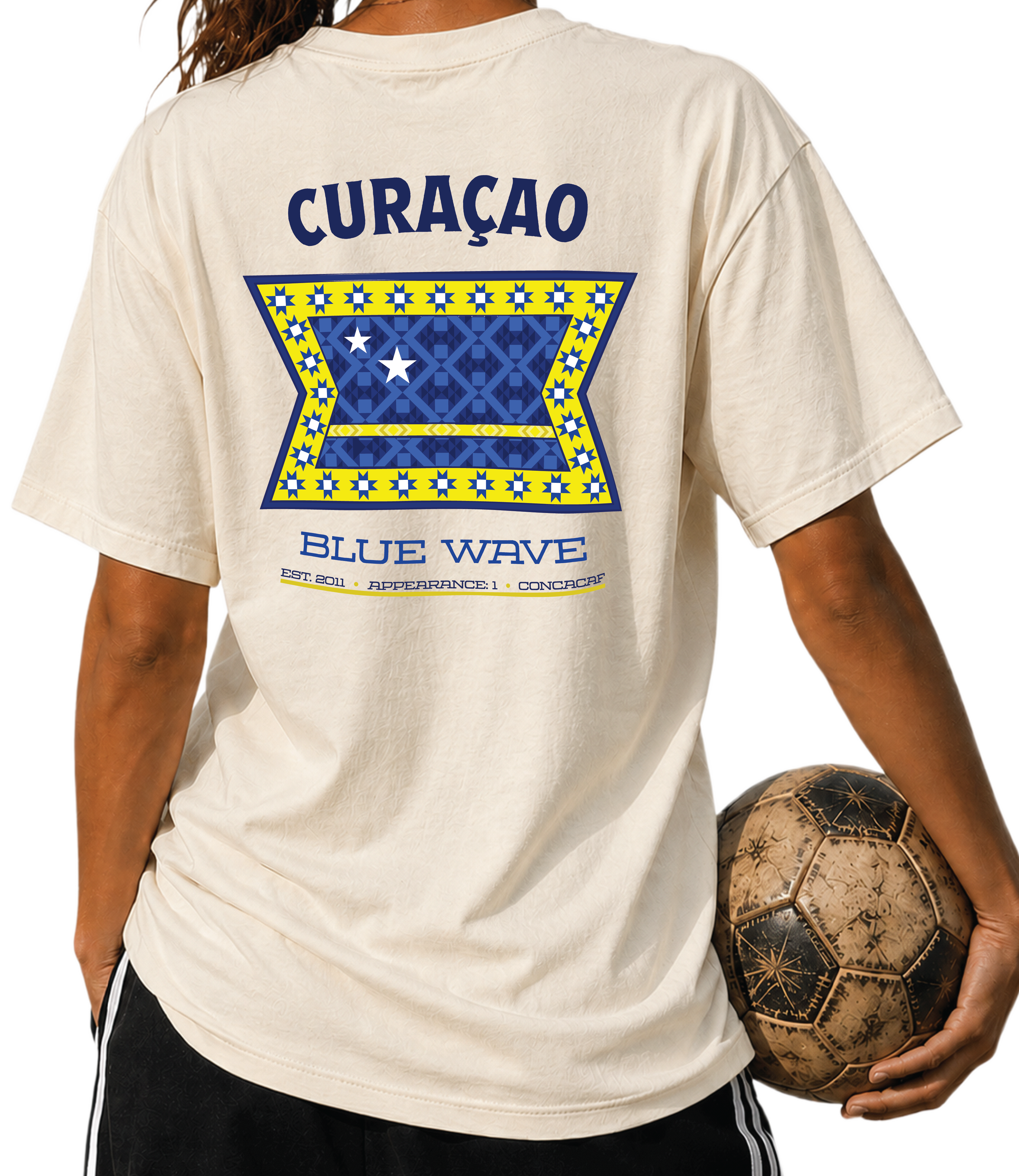 CURAÇAO - Blue Wave Tee