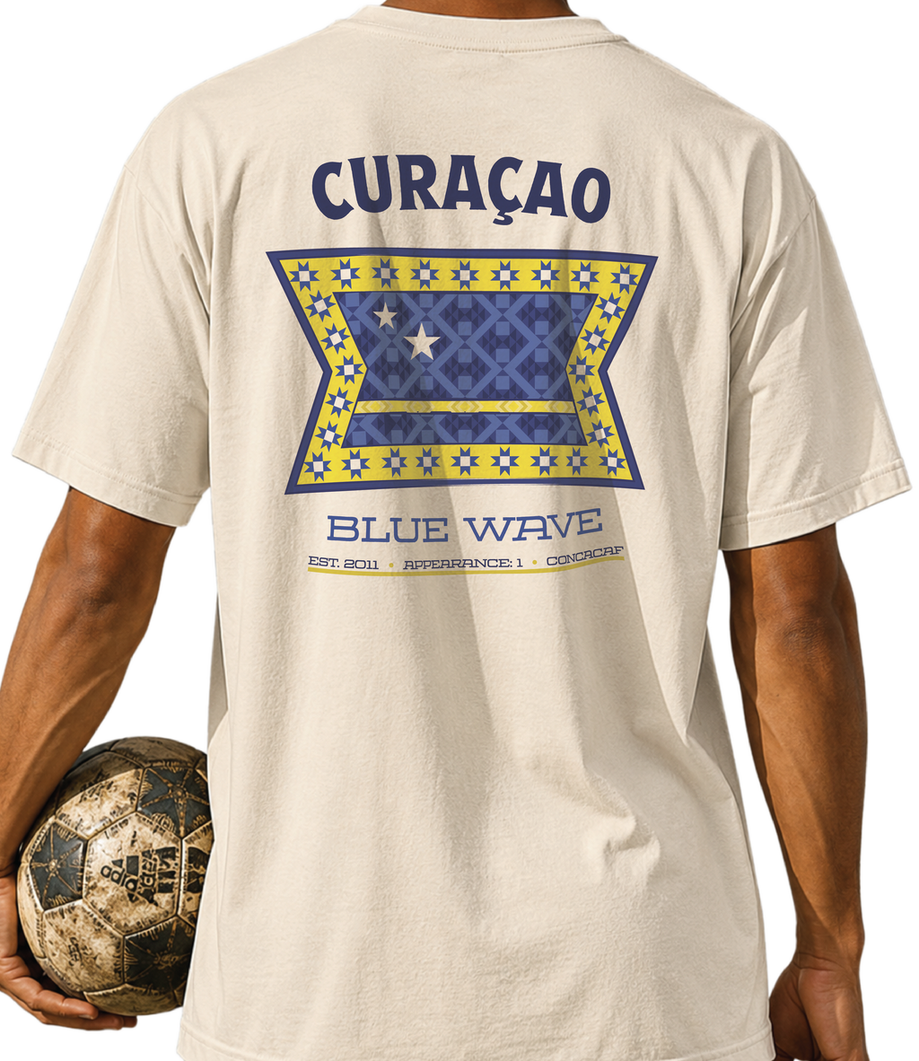 CURAÇAO - Blue Wave Tee