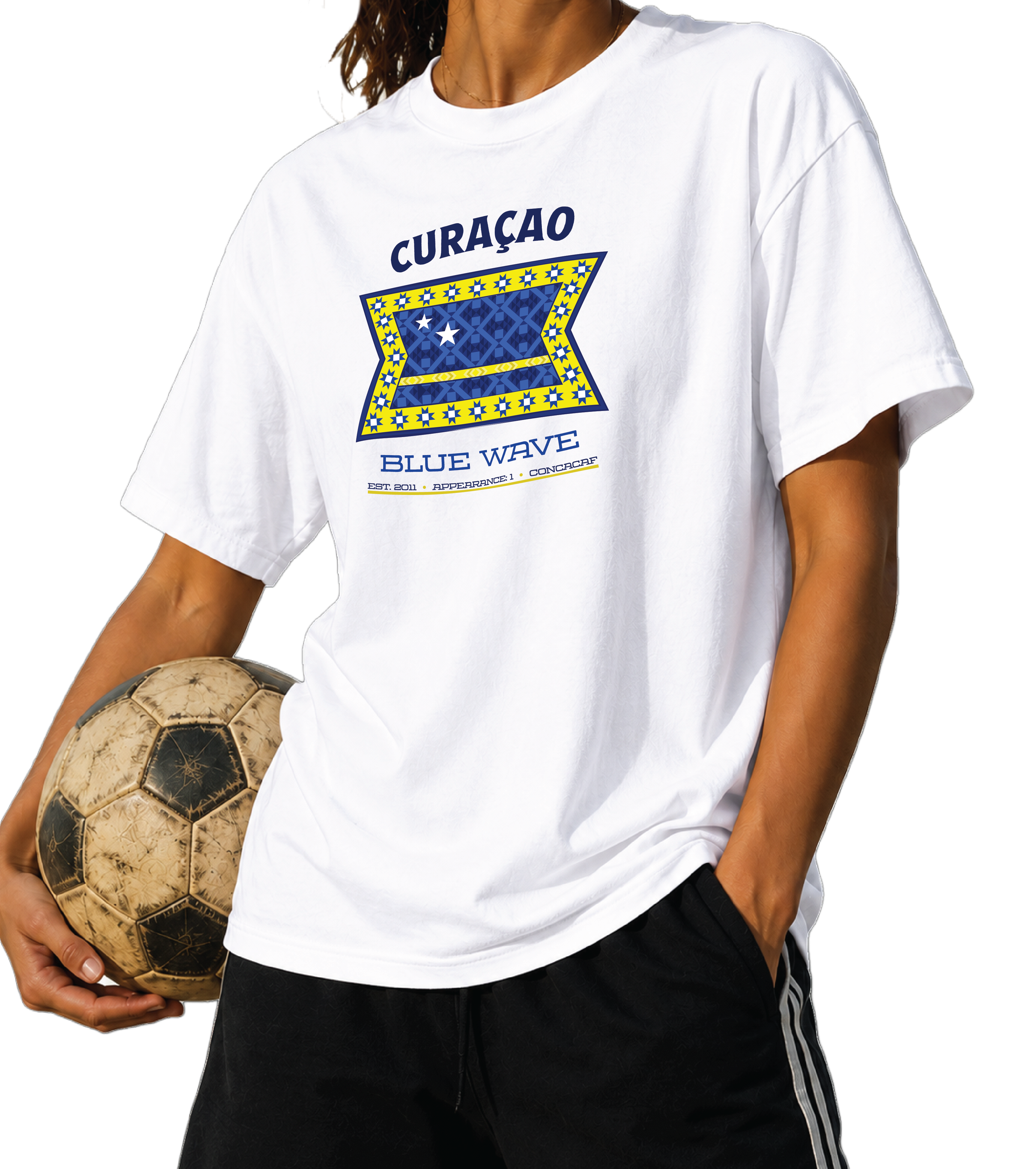 CURAÇAO - Blue Wave Tee