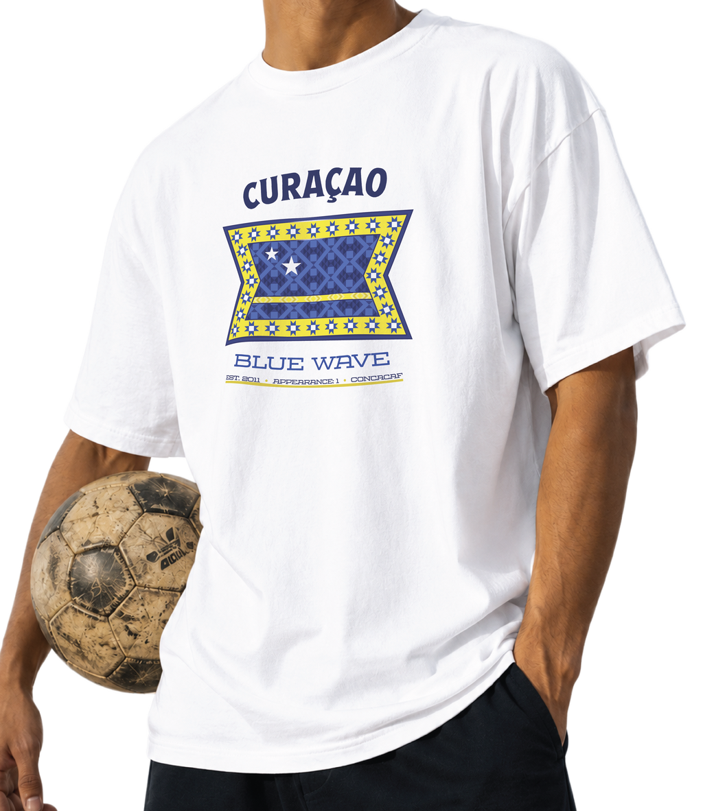 CURAÇAO - Blue Wave Tee