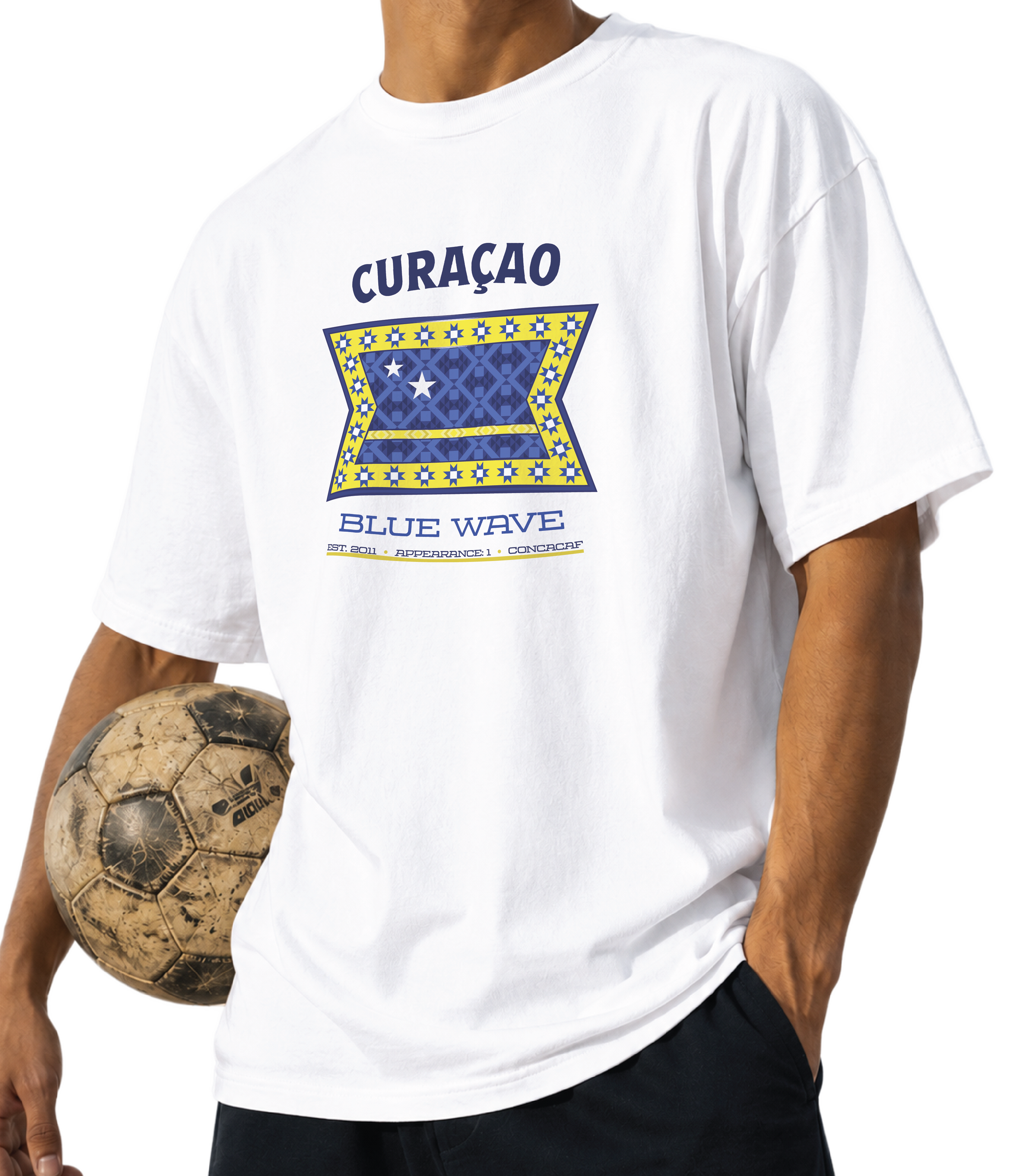 CURAÇAO - Blue Wave Tee
