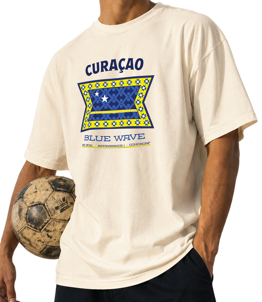 CURAÇAO - Blue Wave Tee