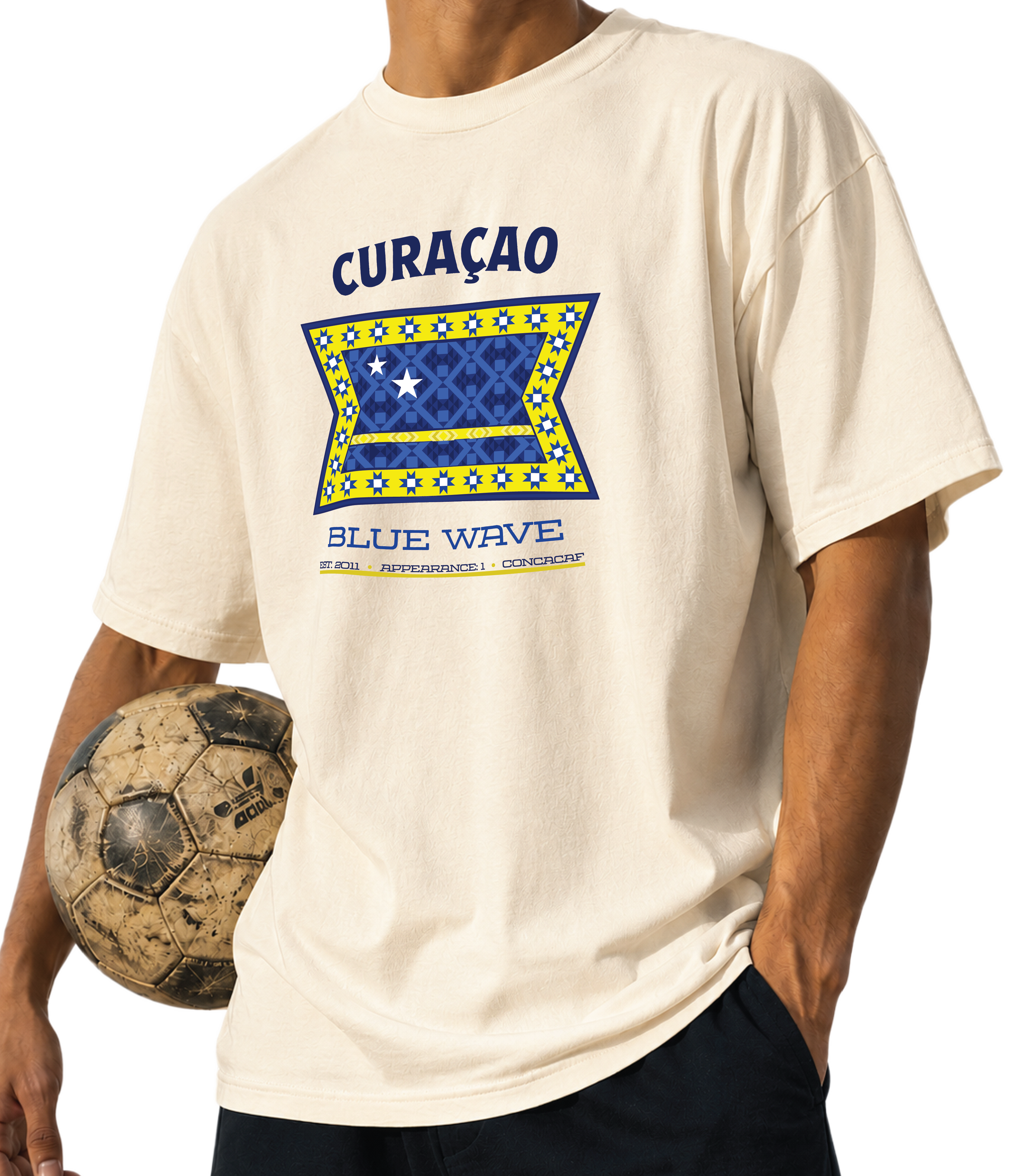 CURAÇAO - Blue Wave Tee
