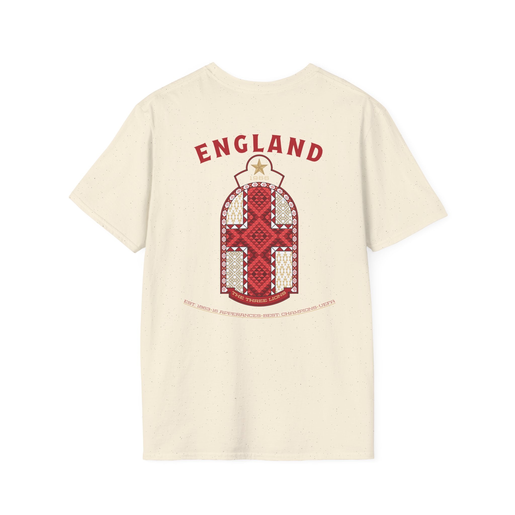 Back - England - The Three Lions Graphic T-Shirt