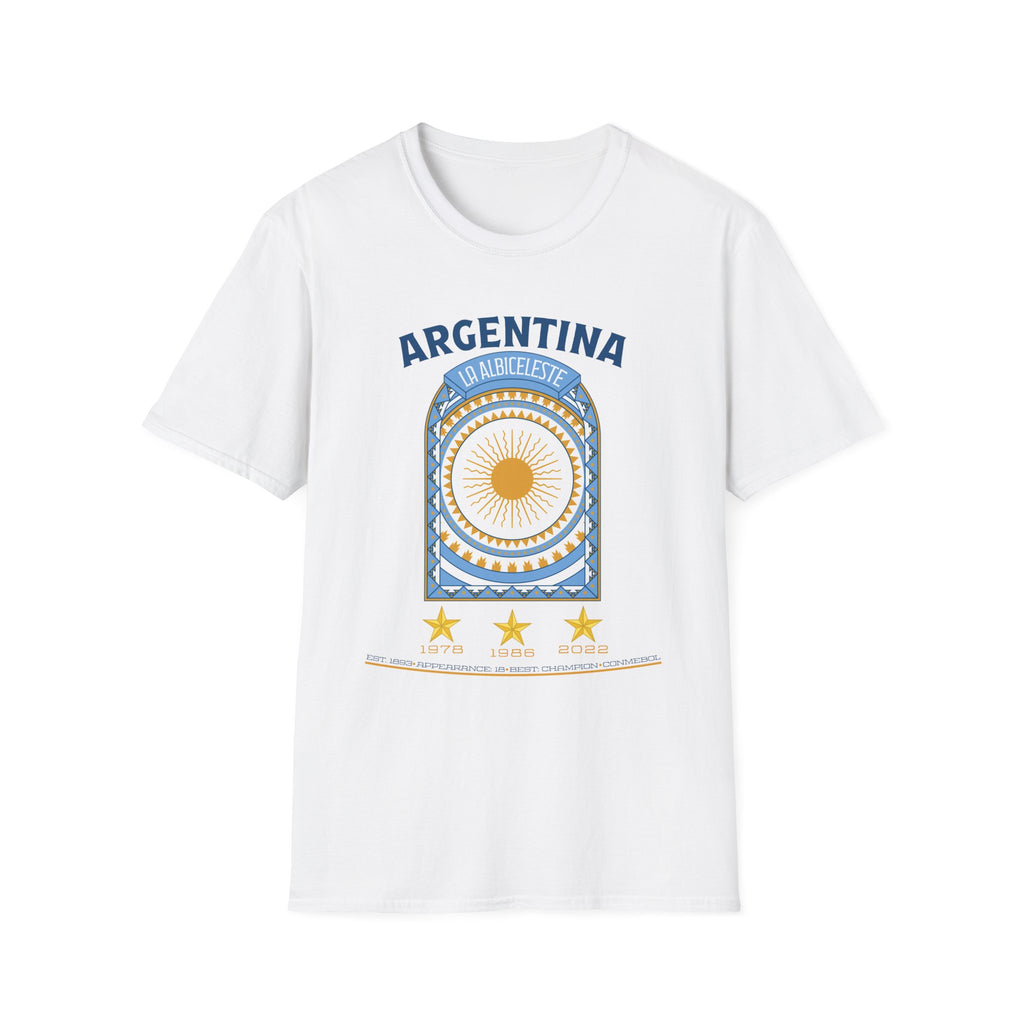 Front - Argentina - La Albiceleste Graphic T-Shirt