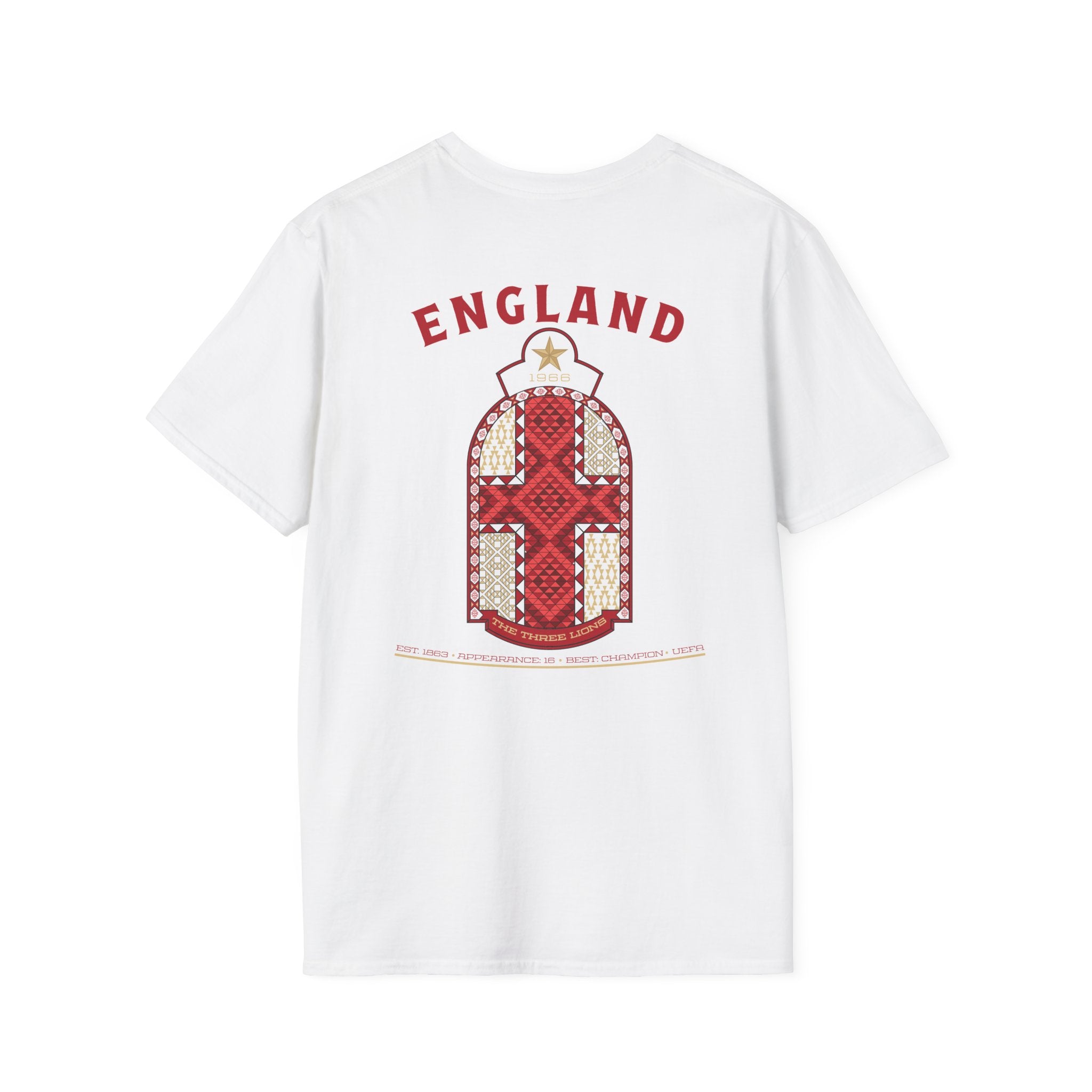 Back - England - The Three Lions Graphic T-Shirt