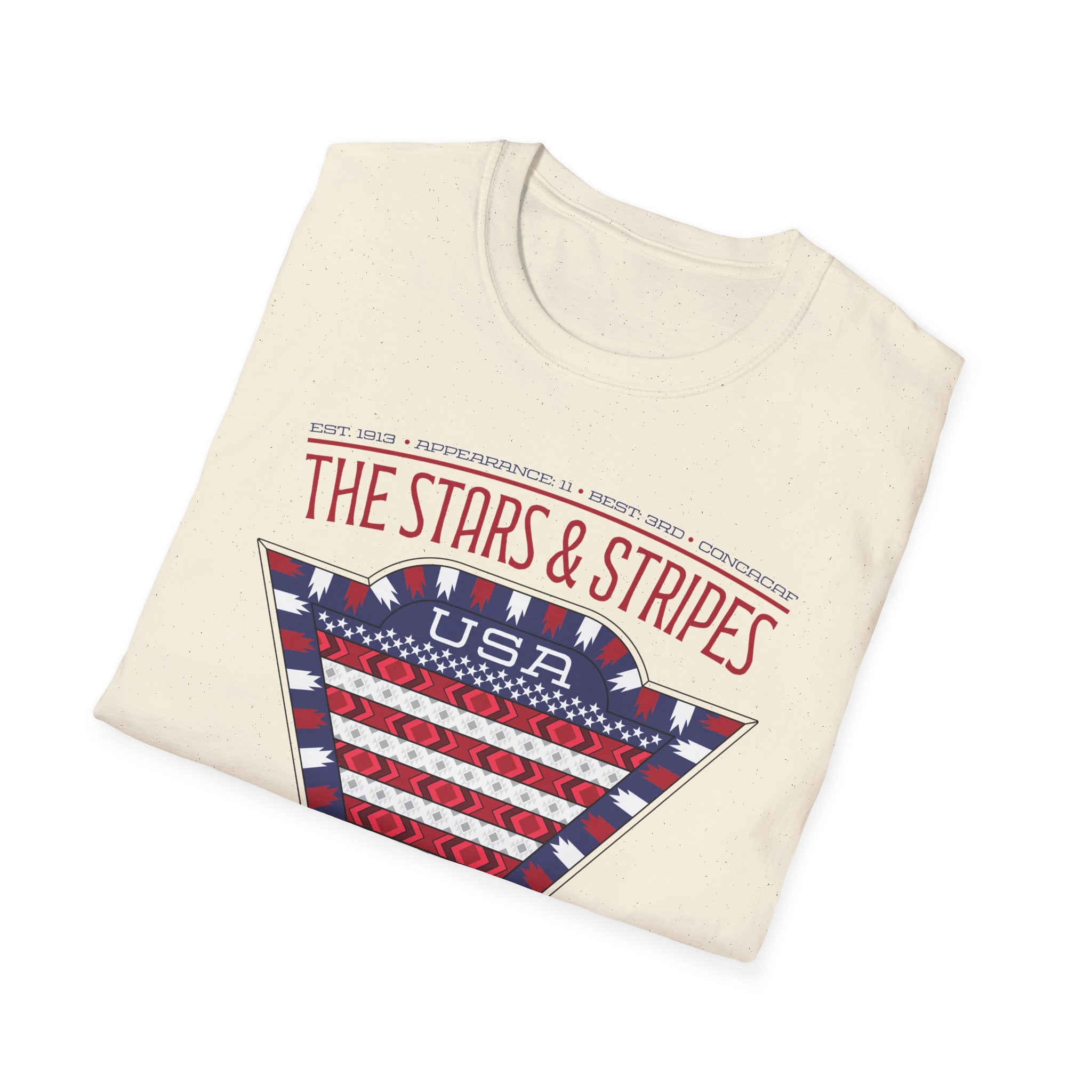 FRONT- USA - THE STARS & STRIPES GRAPHIC T-SHIRT