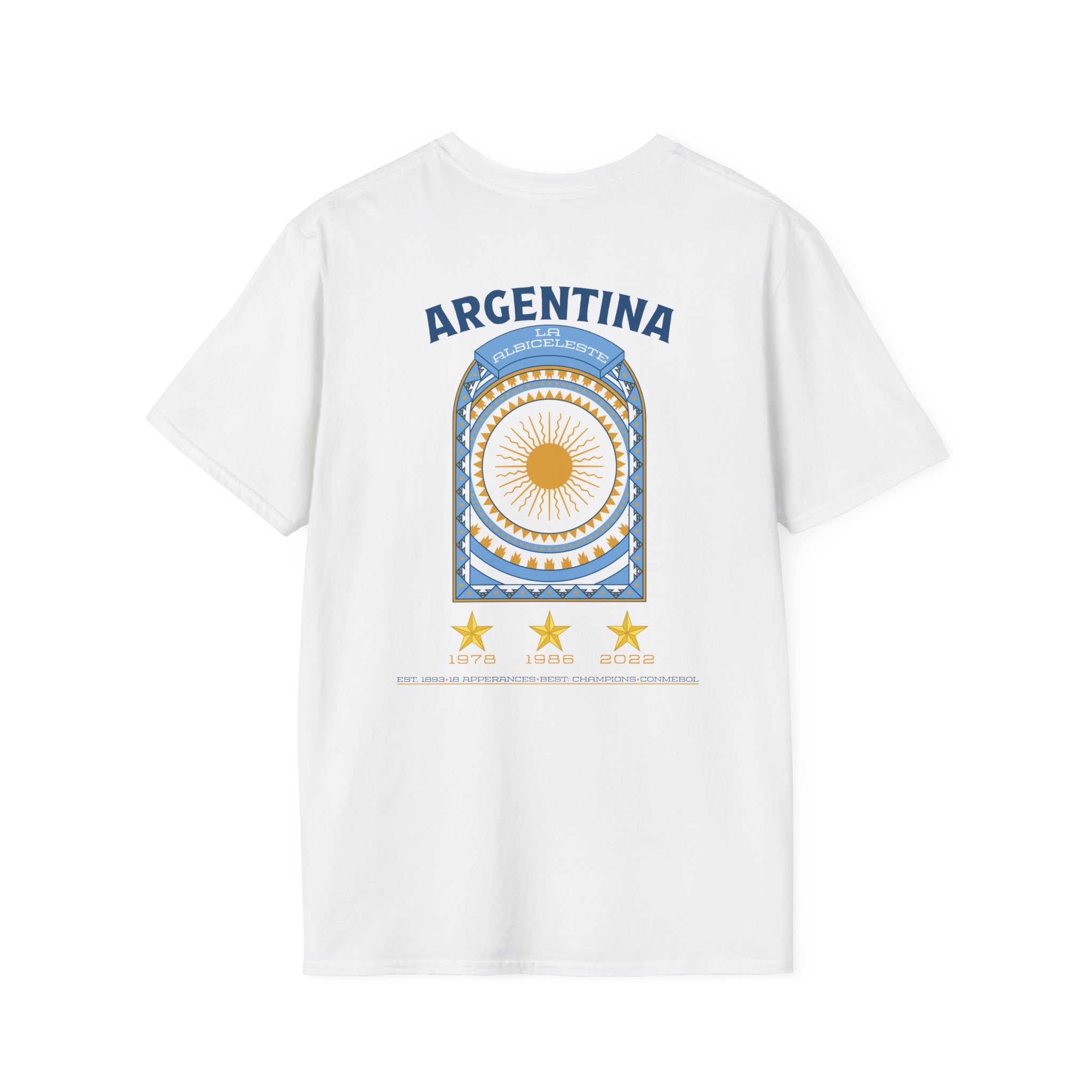 Back - Argentina - La Albiceleste Graphic T-Shirt