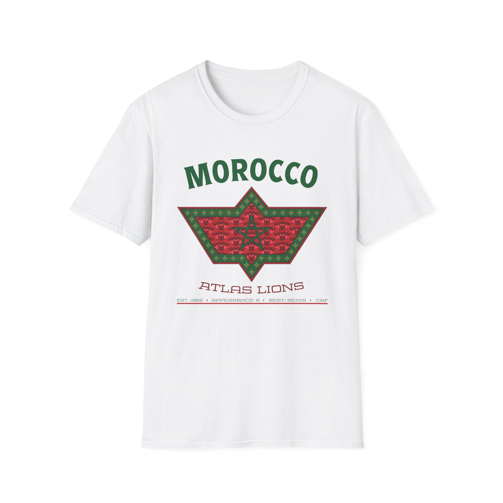 Front - Morocco - Atlas Lions Graphic T-Shirt