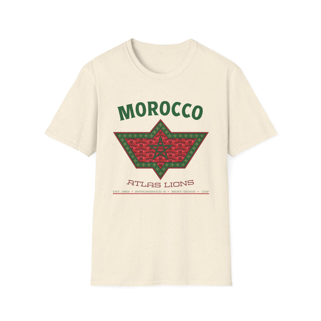 Front - Morocco - Atlas Lions Graphic T-Shirt